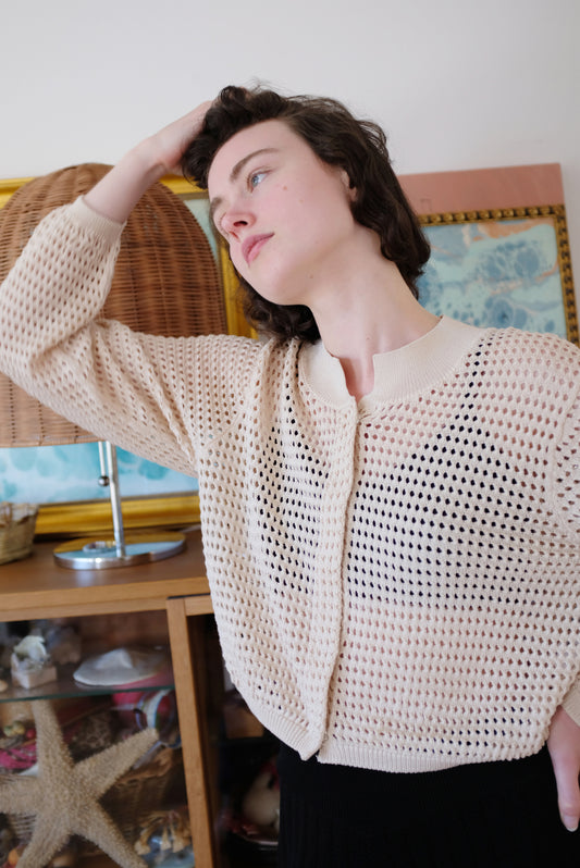 Beklina Fallegur Cardigan Natural