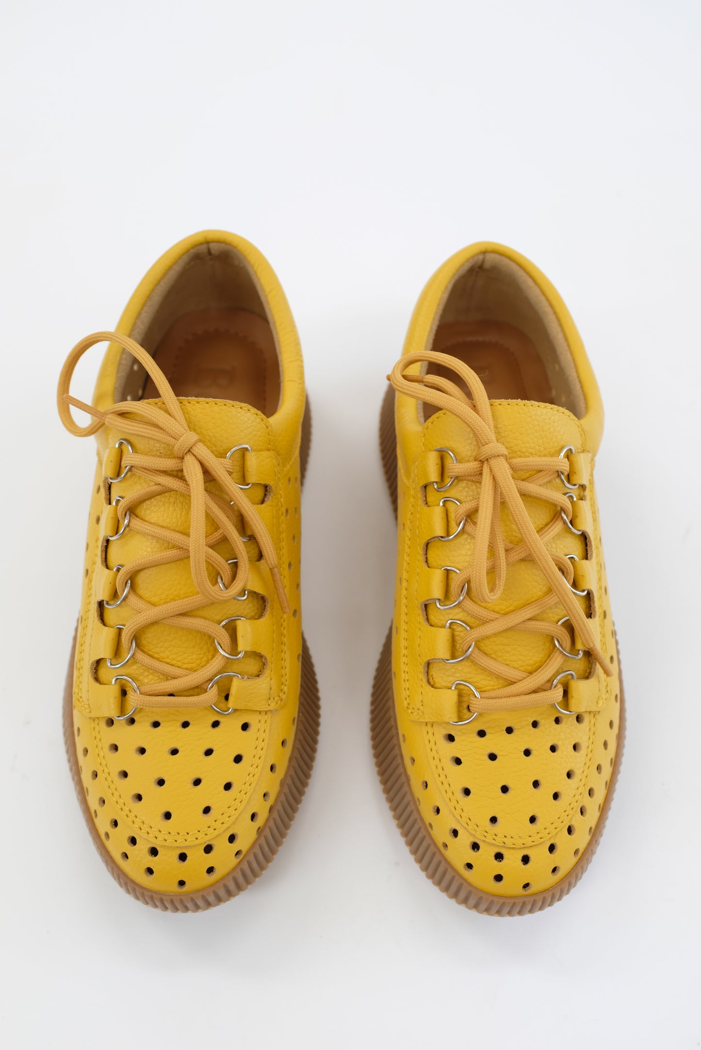 Beklina Pensionata Perforated Lace Up Yellow Submarine