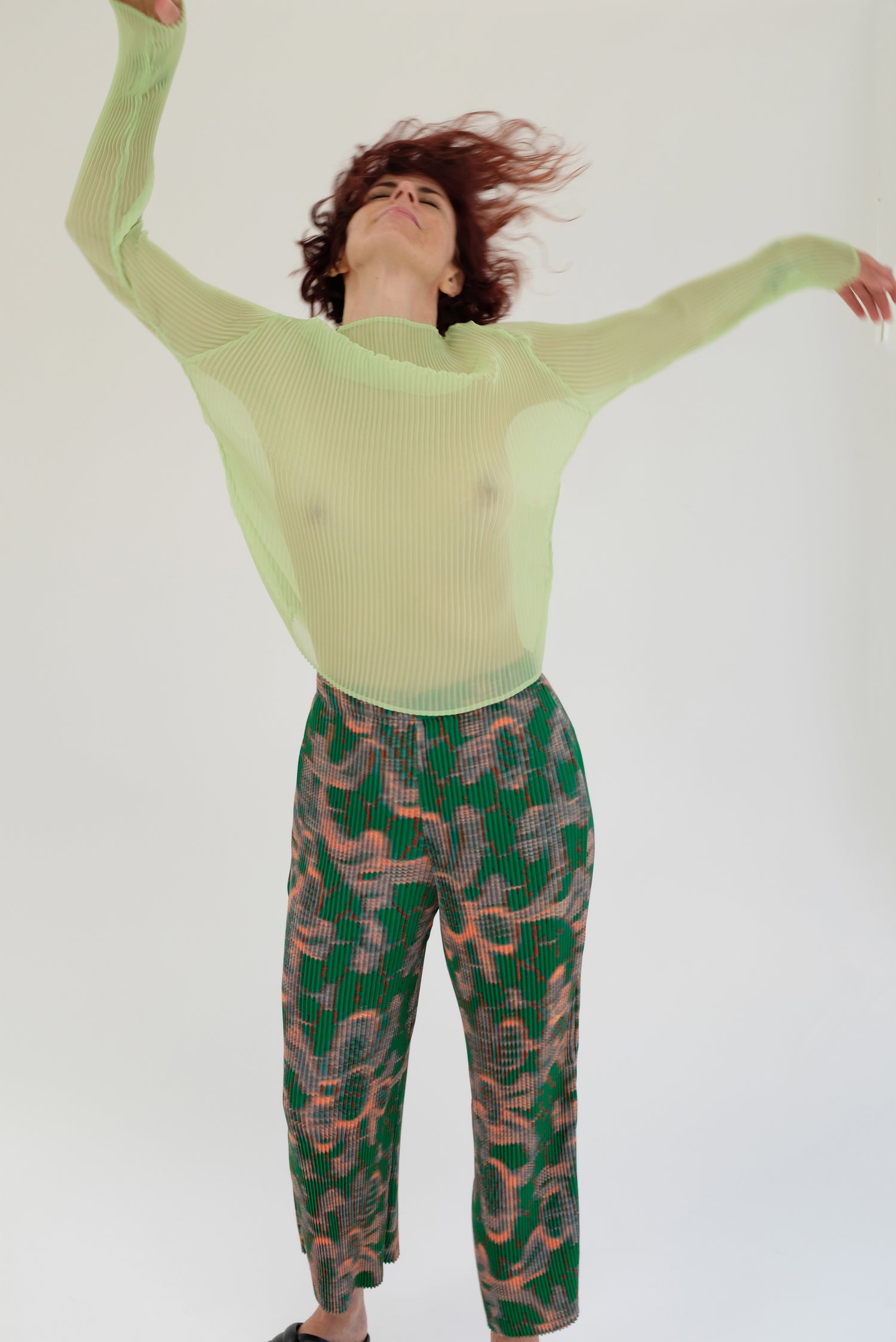 Julia Heuer Lee Top Lime Green