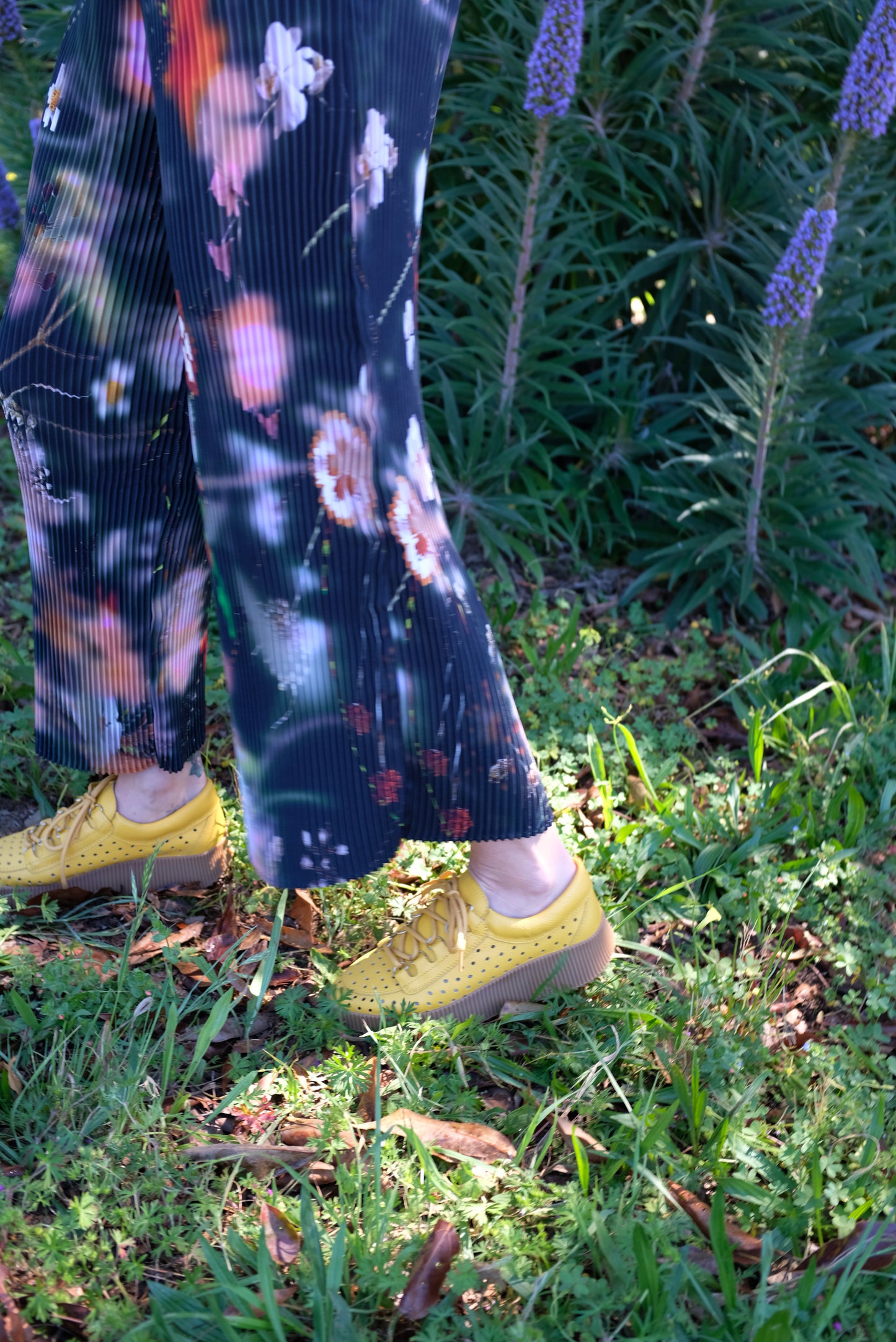 Beklina Pensionata Perforated Lace Up Yellow Submarine