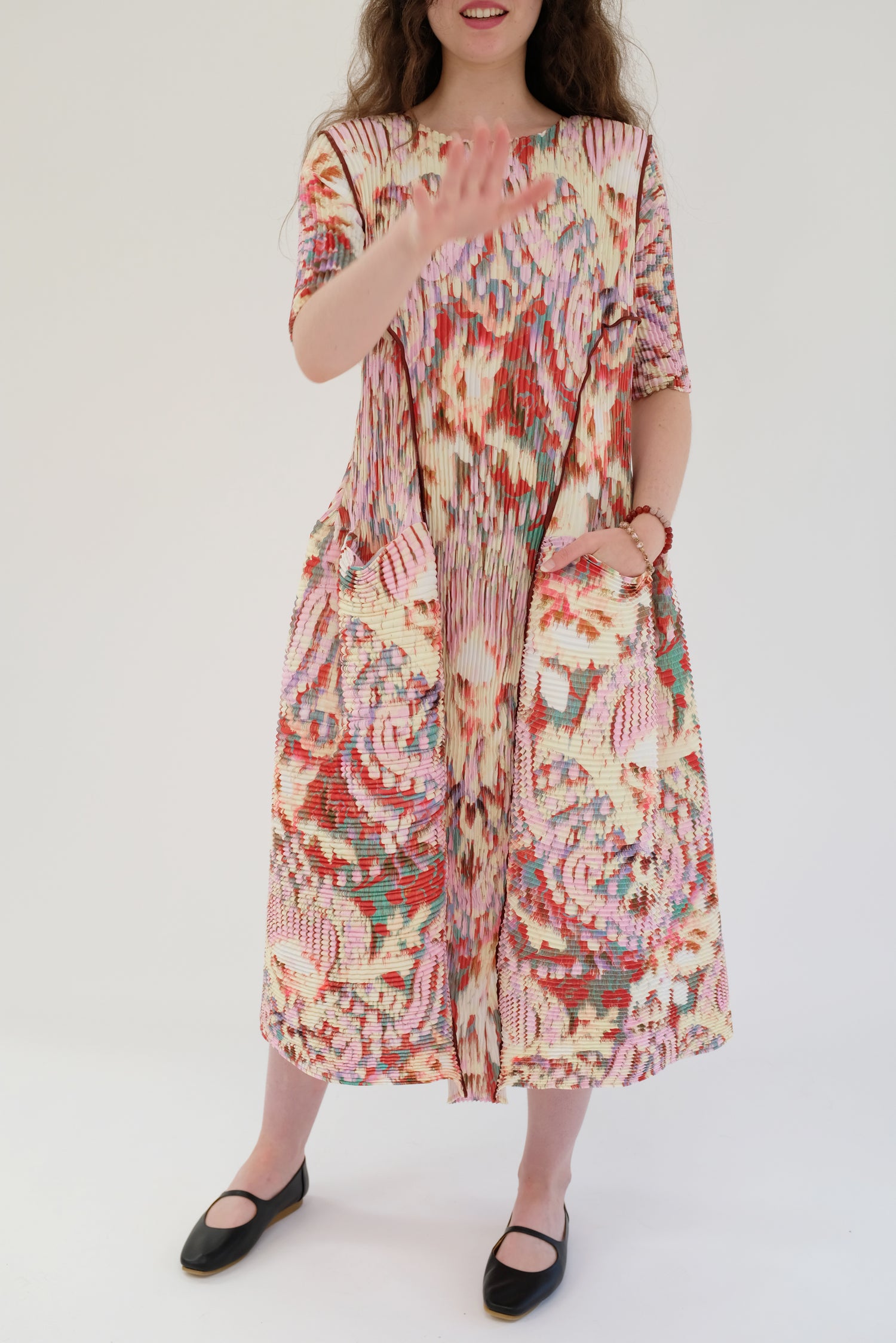 Julia Heuer Uma Handpleated Dress Jim