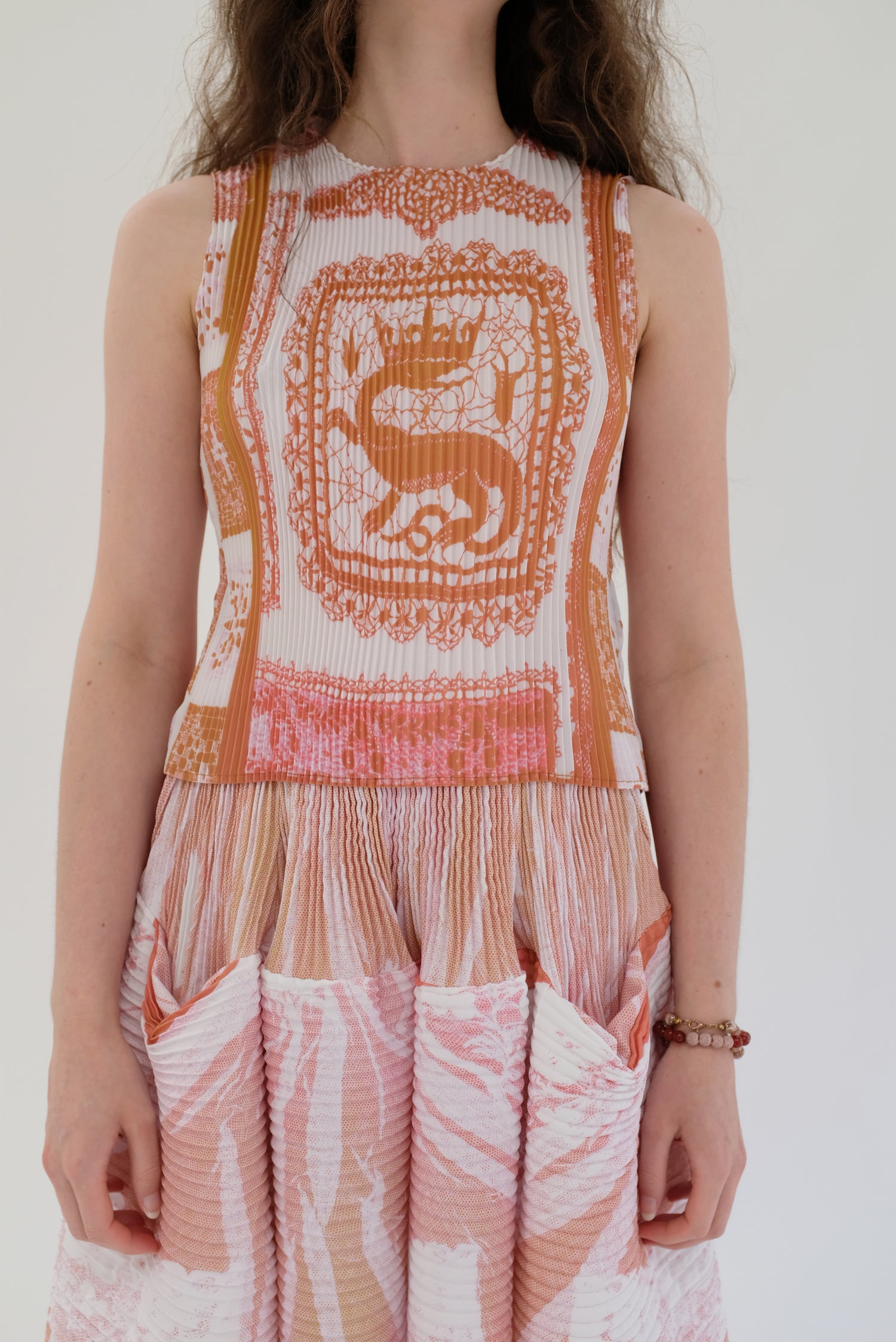 Julia Heuer Thelma Pleated Top Apo