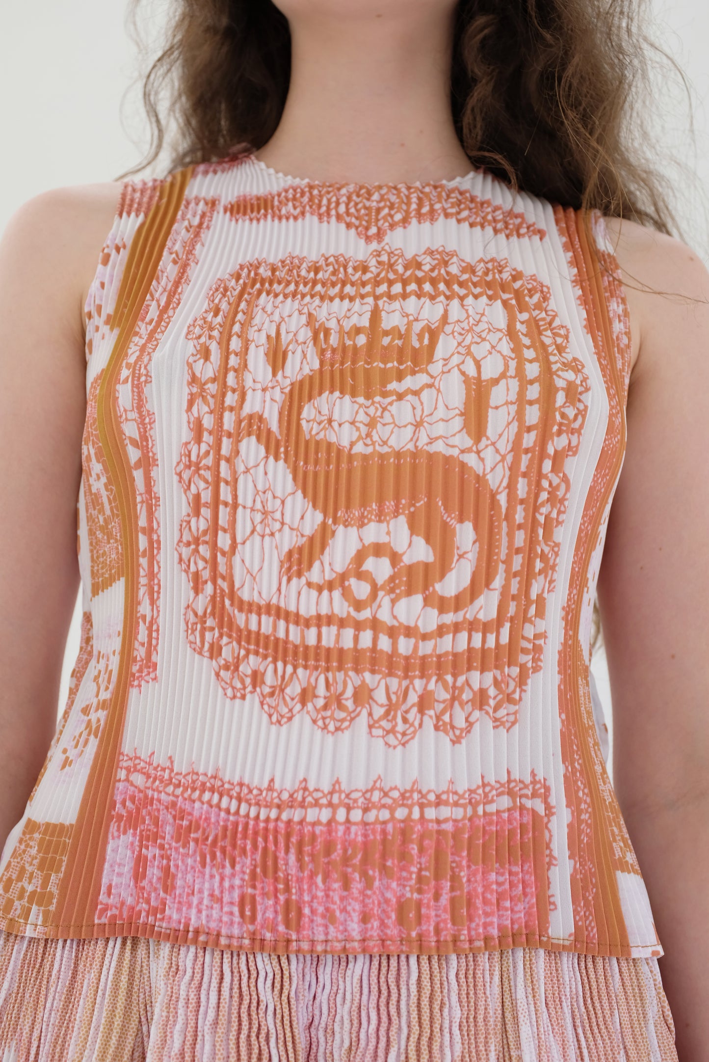 Julia Heuer Thelma Pleated Top Apo