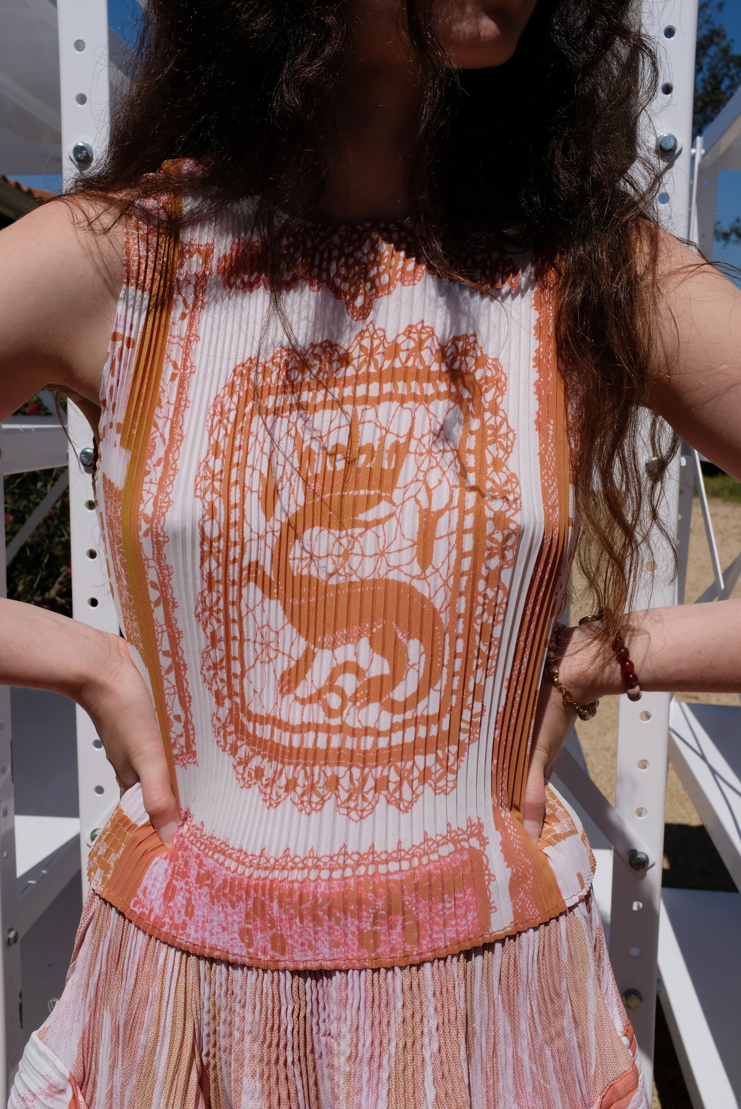 Julia Heuer Thelma Pleated Top Apo