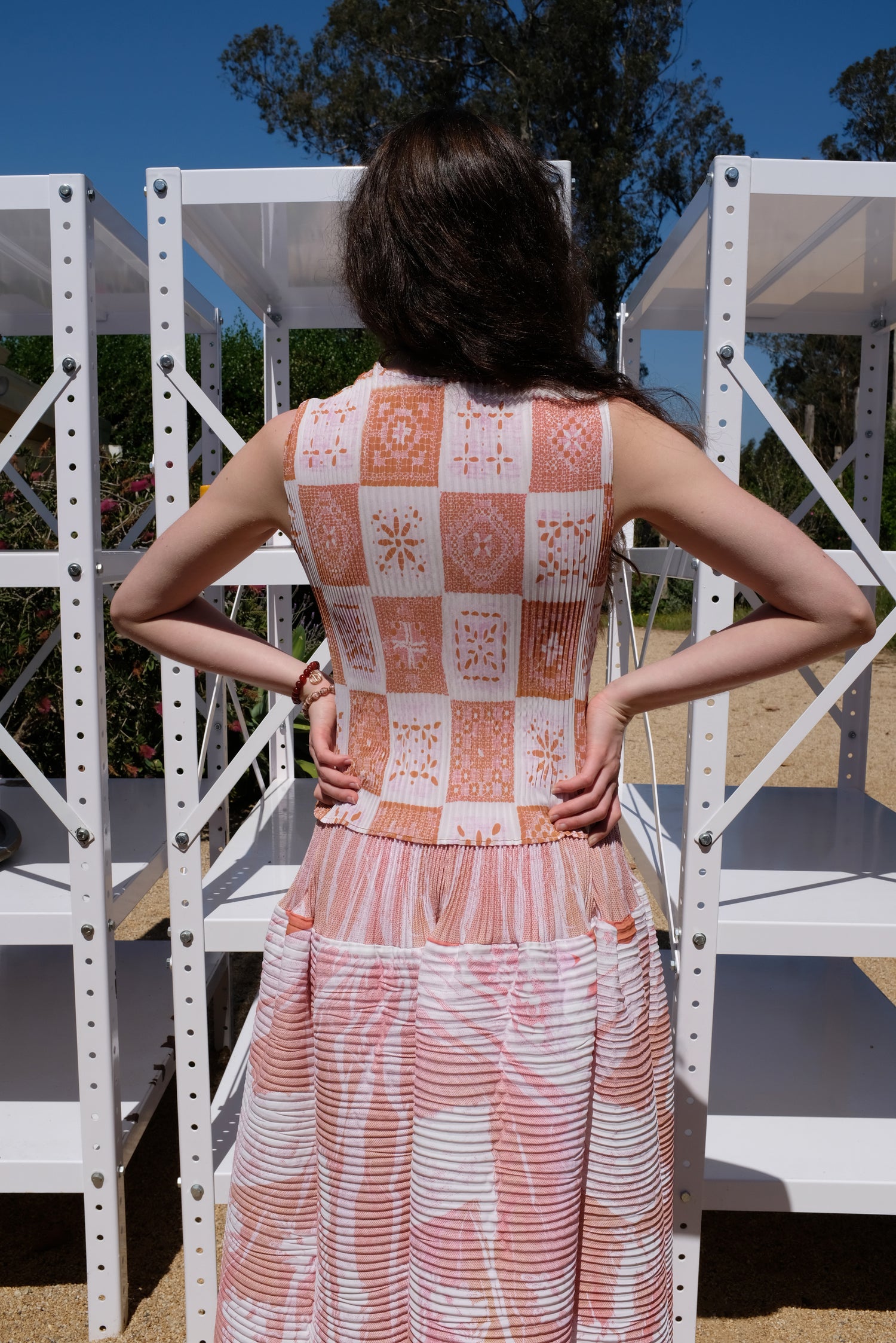 Julia Heuer Thelma Pleated Top Apo