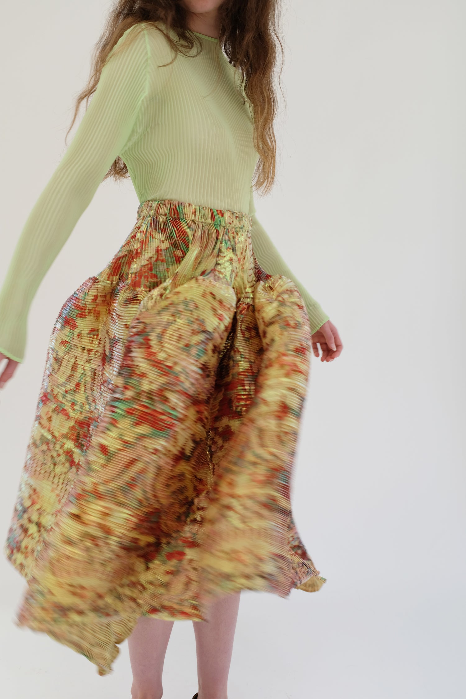 Julia Heuer Kenza Skirt Iridescent Jim – Beklina