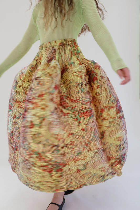 Julia Heuer Kenza Skirt Iridescent Jim / Couture Length