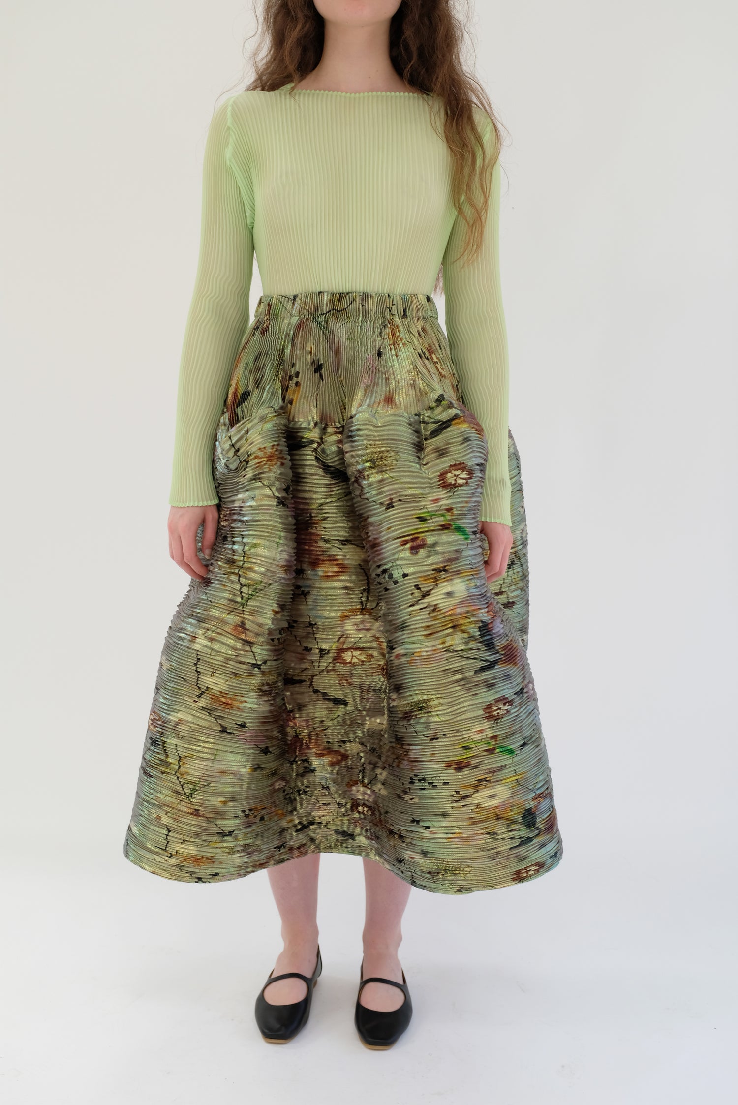 Julia Heuer Kenza Skirt Iridescent Frances