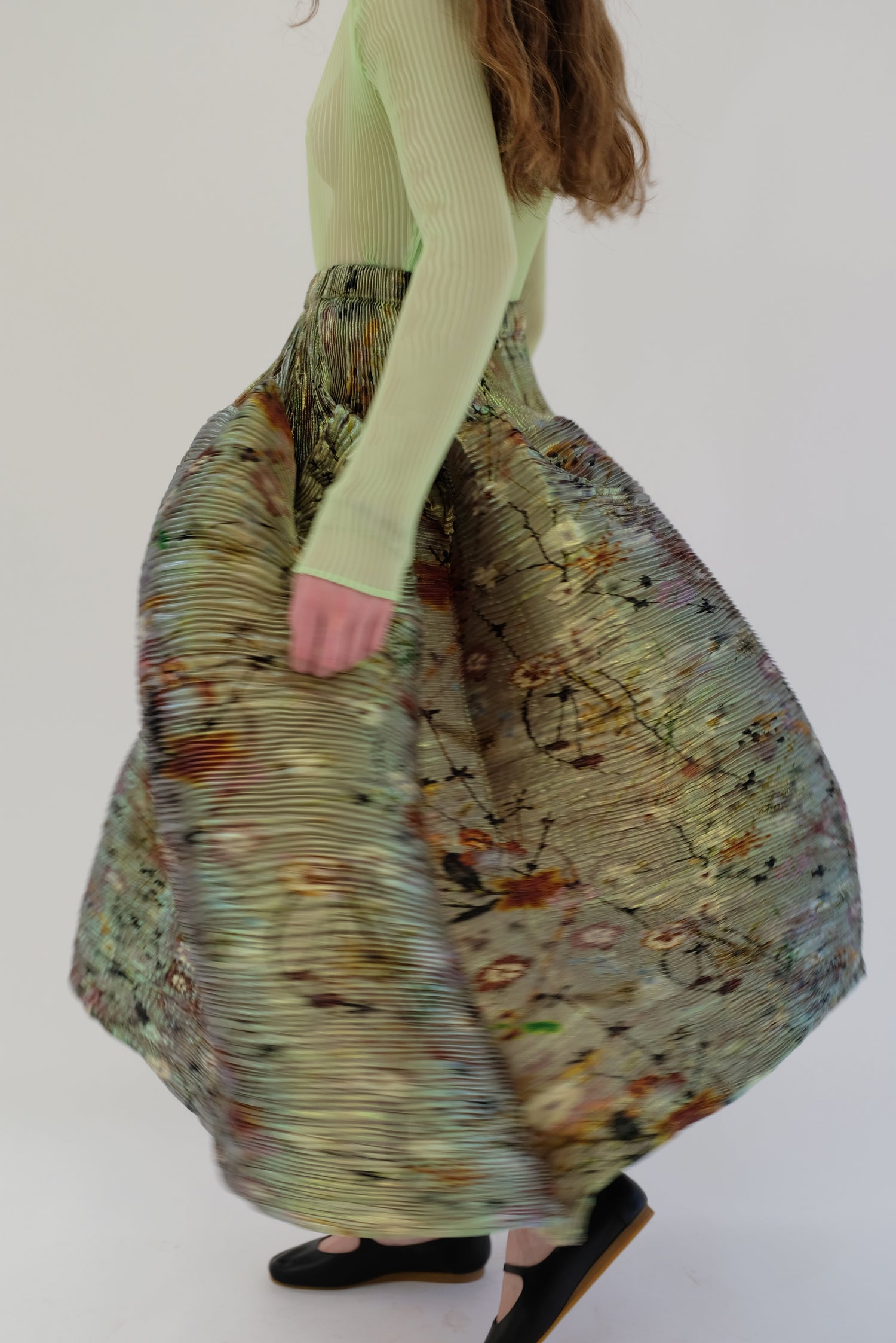 Julia Heuer Kenza Skirt Iridescent Frances