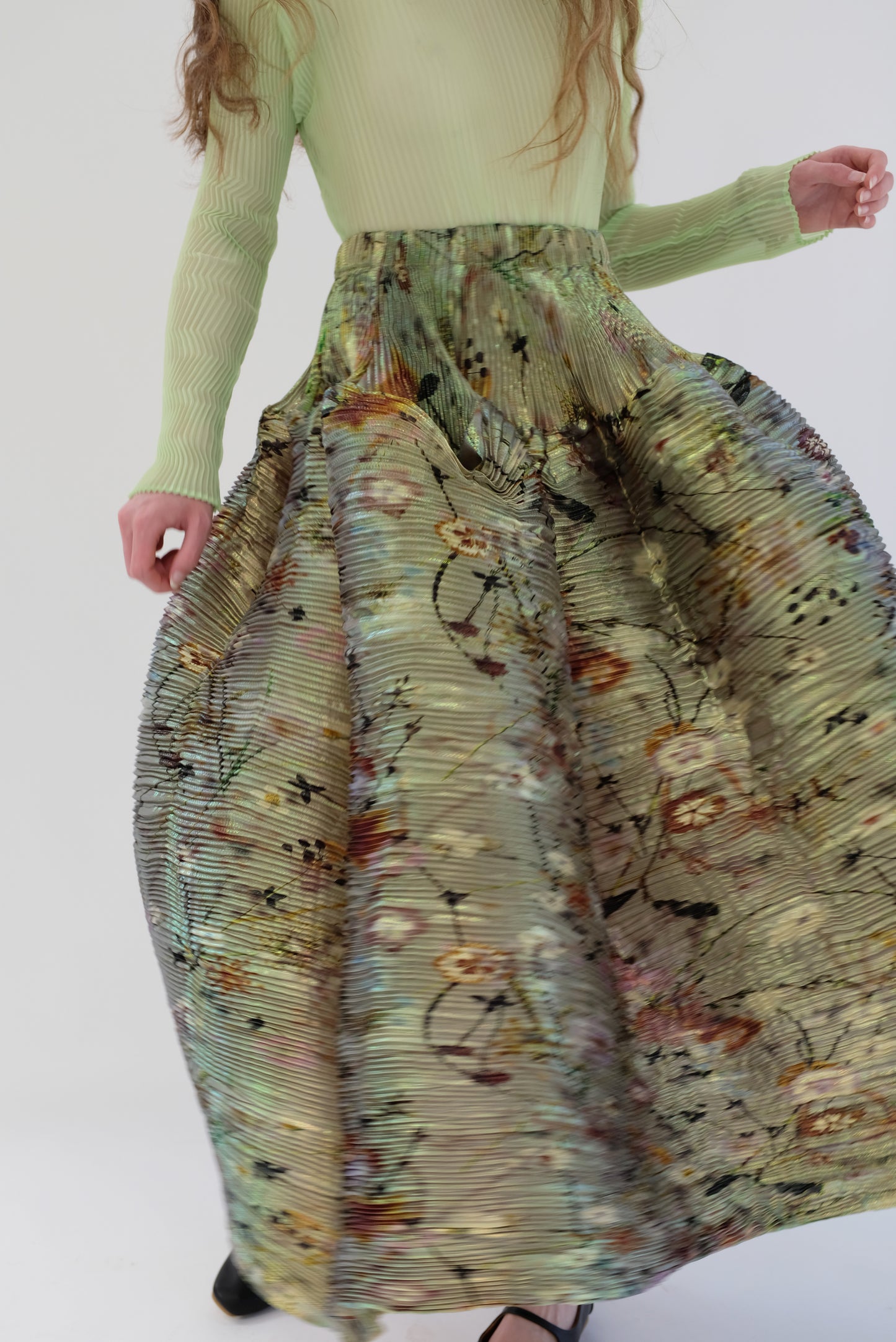Julia Heuer Kenza Skirt Iridescent Frances