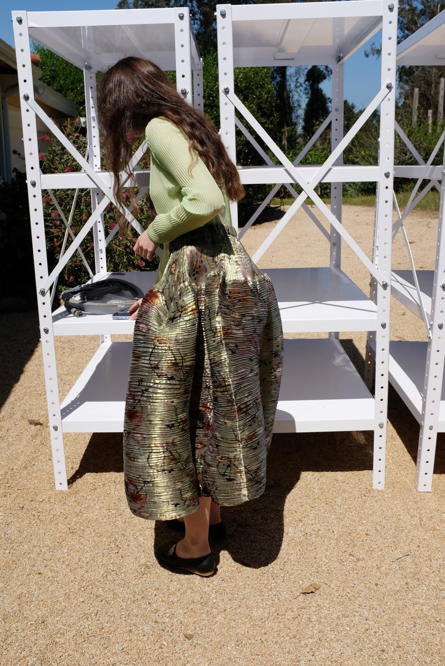 Julia Heuer Kenza Skirt Iridescent Frances