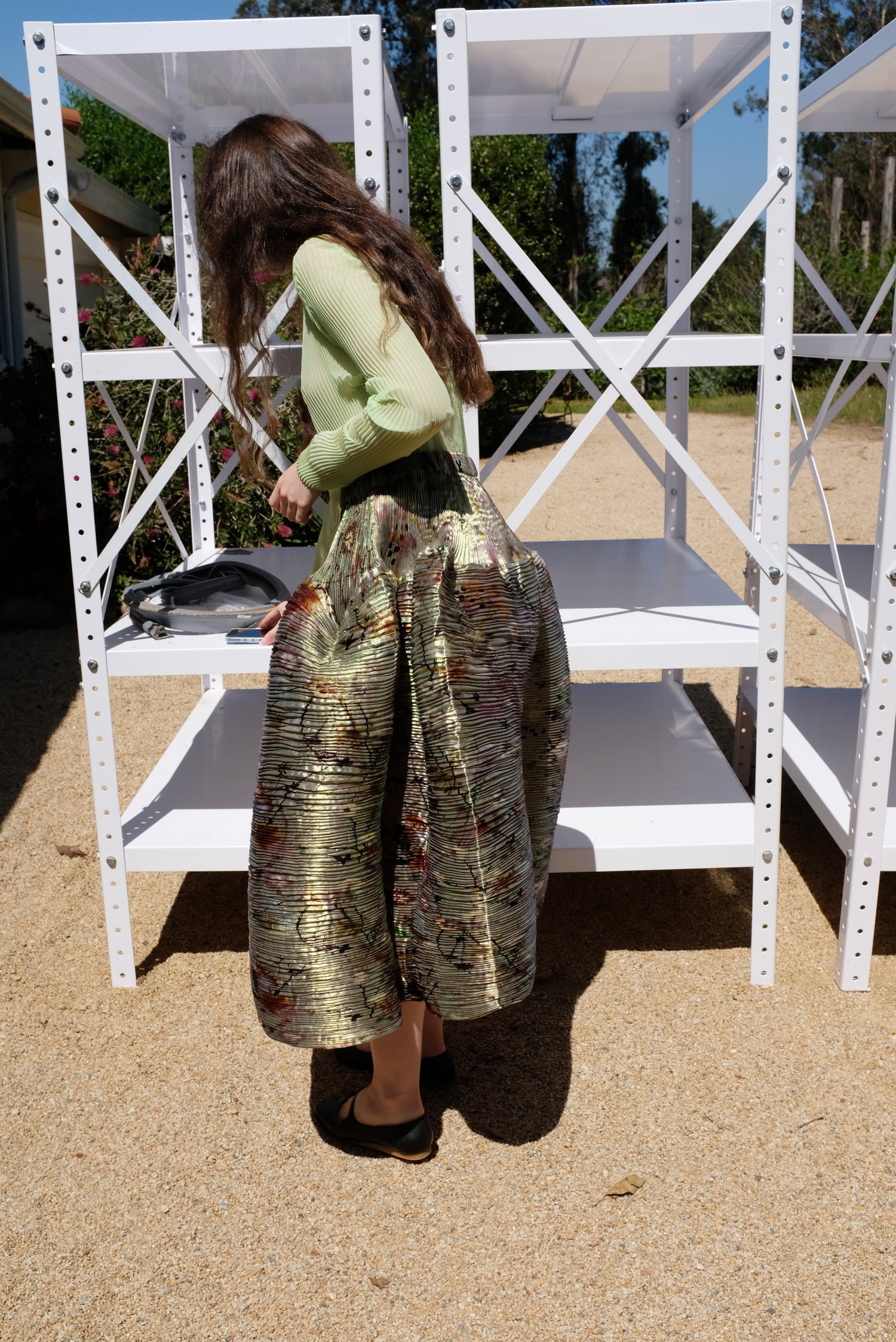 Julia Heuer Kenza Skirt Iridescent Frances