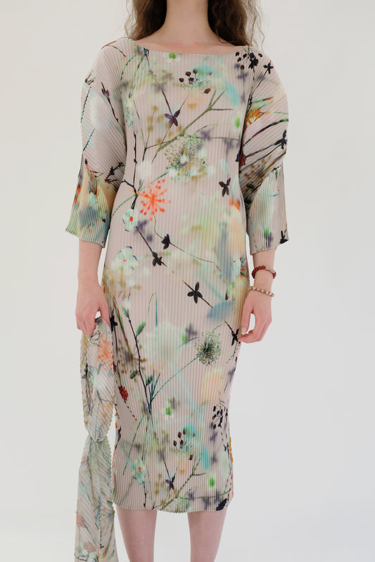 Julia Heuer Leila Pleated Dress Frances