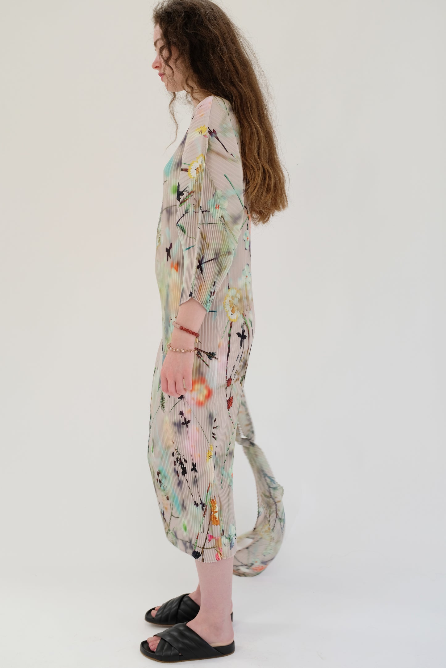 Julia Heuer Leila Pleated Dress Frances