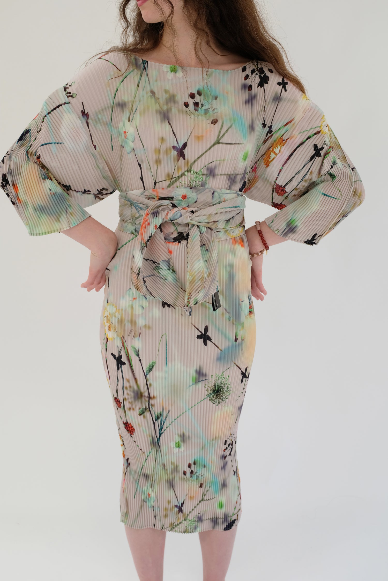 Julia Heuer Leila Pleated Dress Frances