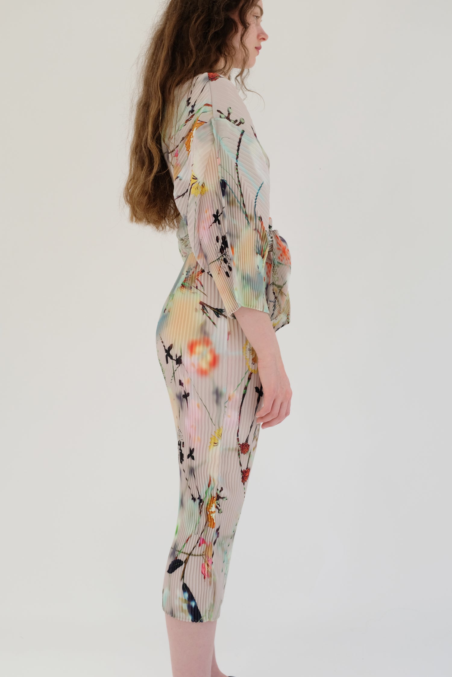 Julia Heuer Leila Pleated Dress Frances