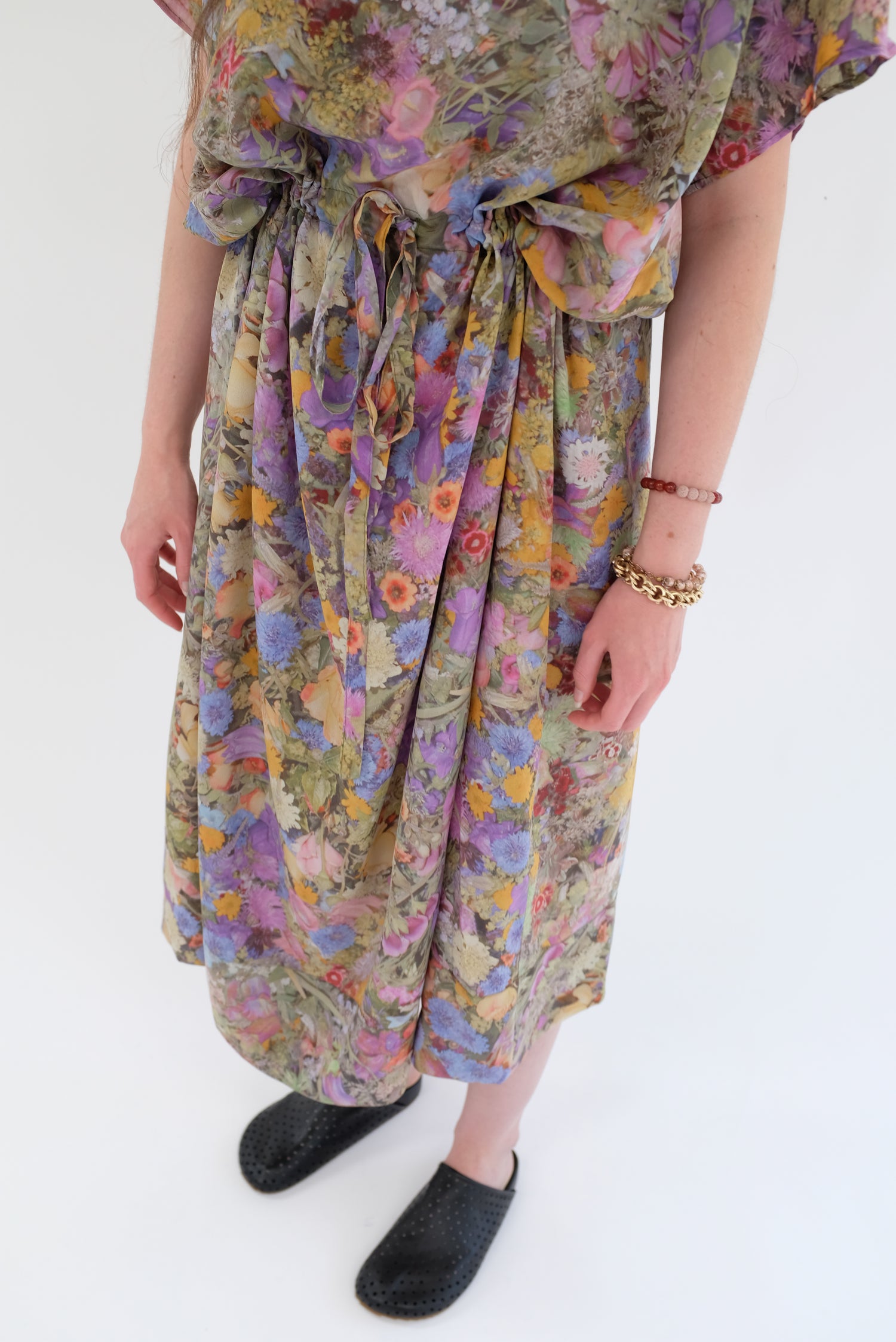 Beklina Gubi Mules Perforated Black