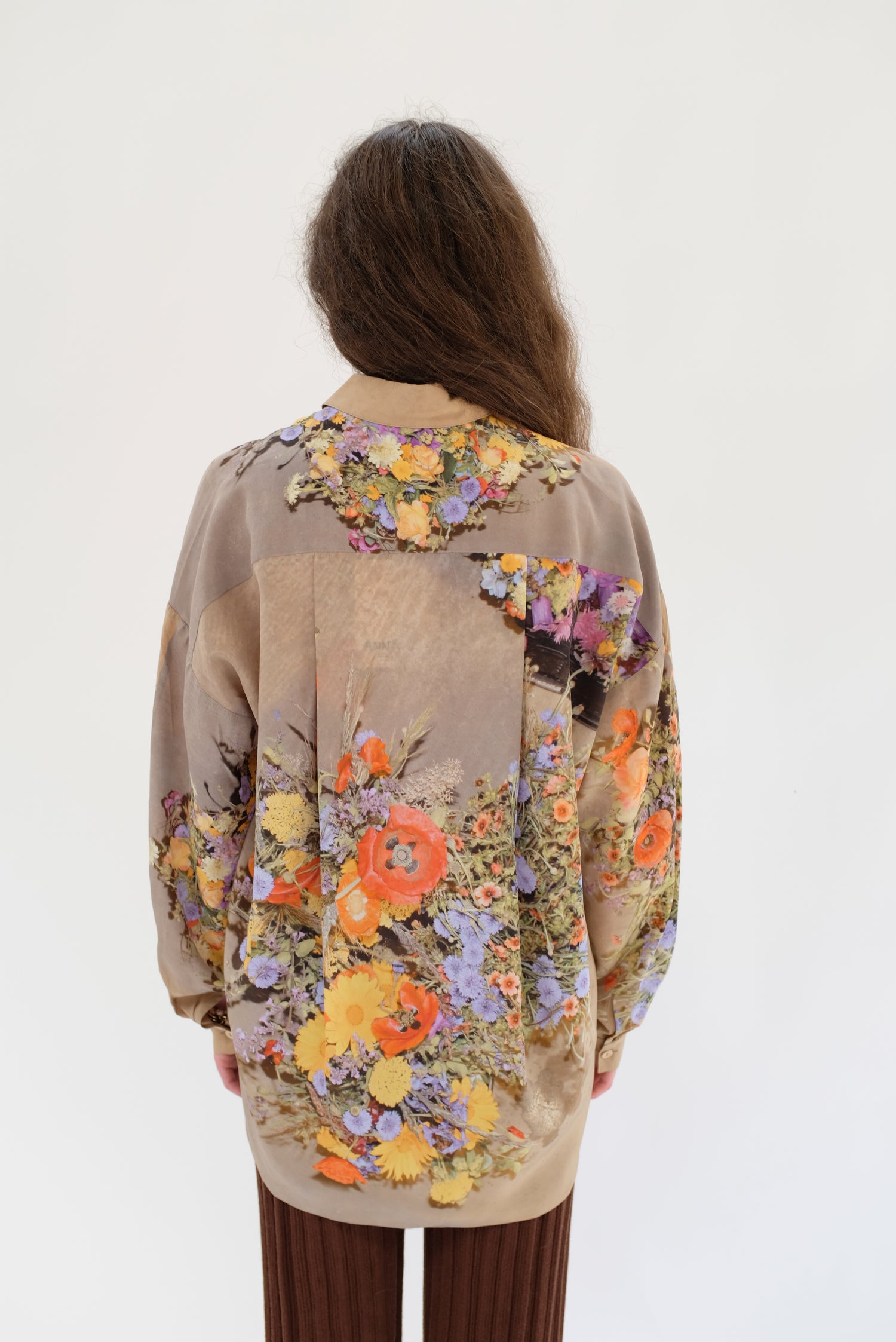 Anntian Unisex Silk Shirt Print J