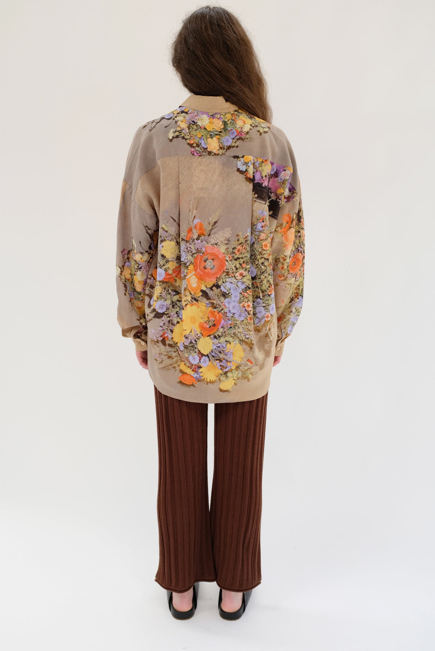 Anntian Unisex Silk Shirt Print J