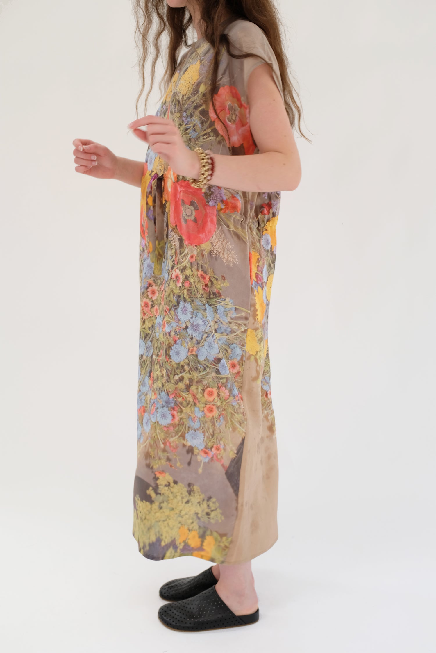 Anntian Simple Dress Print F