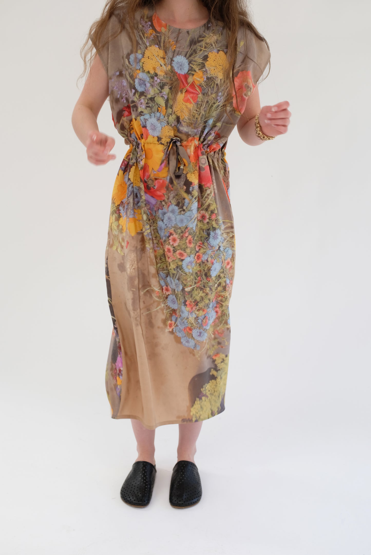 Anntian Simple Dress Print F