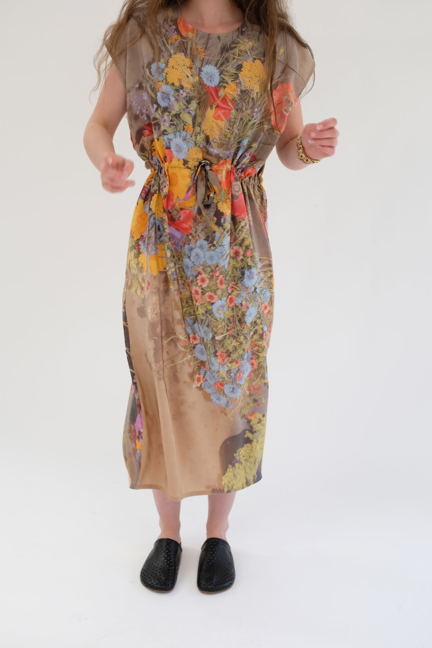 Anntian Simple Dress Print F