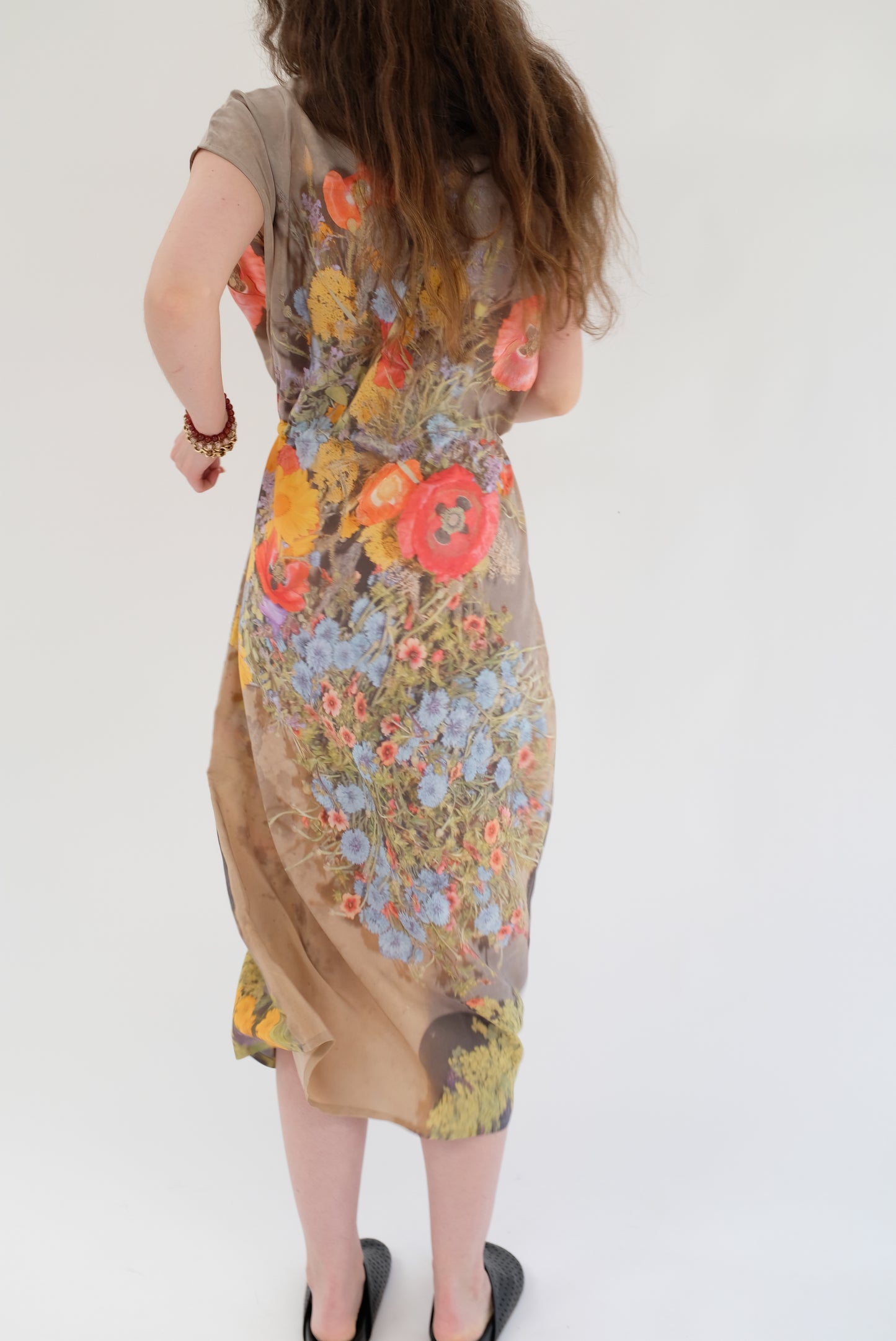 Anntian Simple Dress Print F