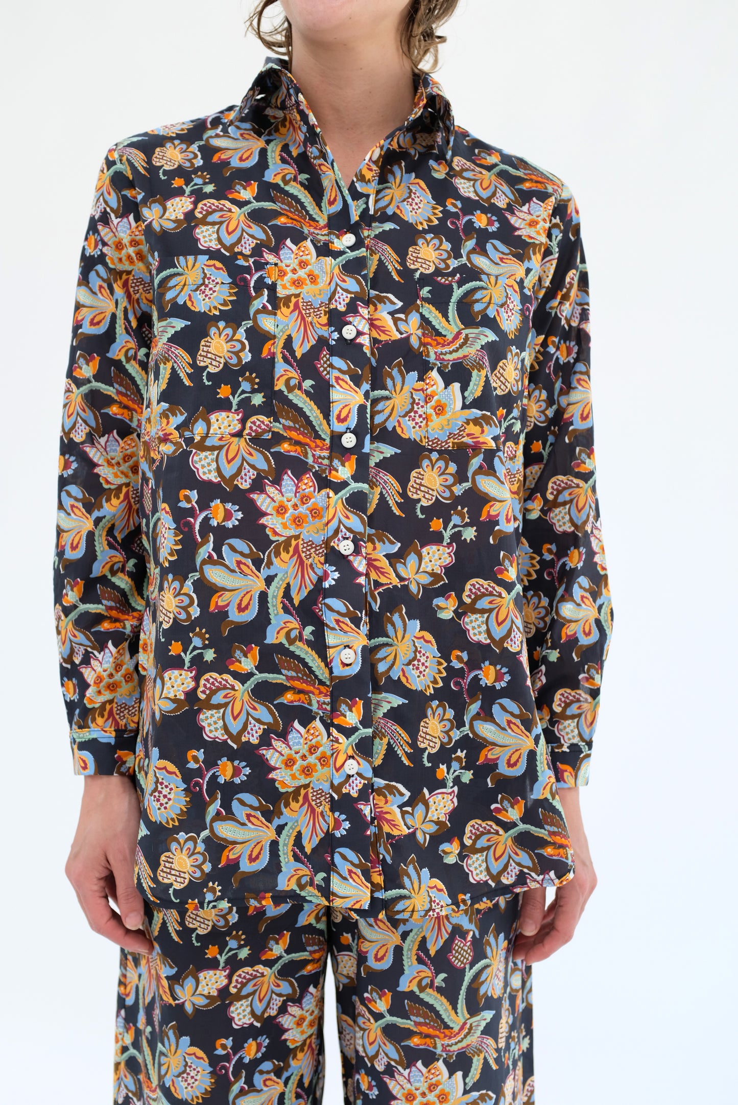 Samet Swan Shirt Mintz Chintz