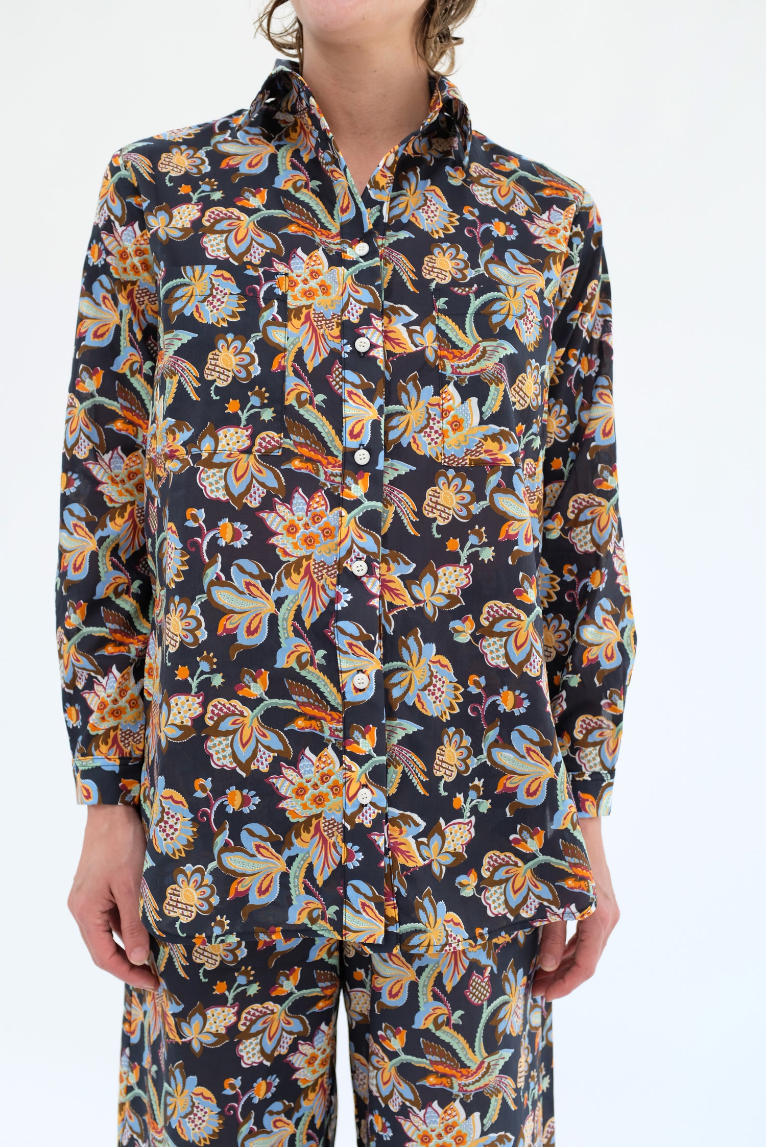 Samet Swan Shirt Mintz Chintz