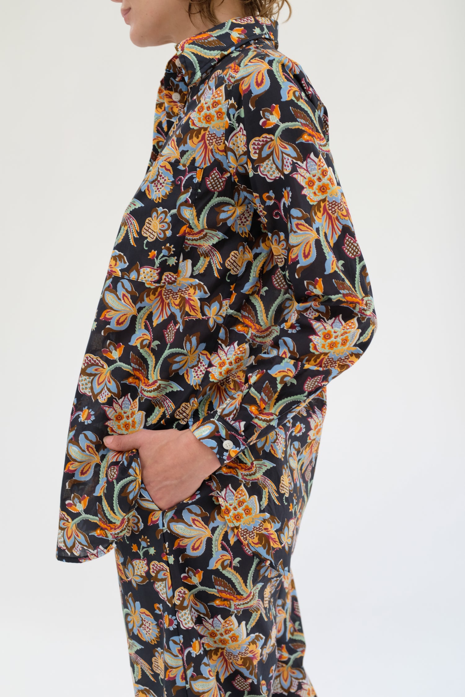 Samet Swan Shirt Mintz Chintz