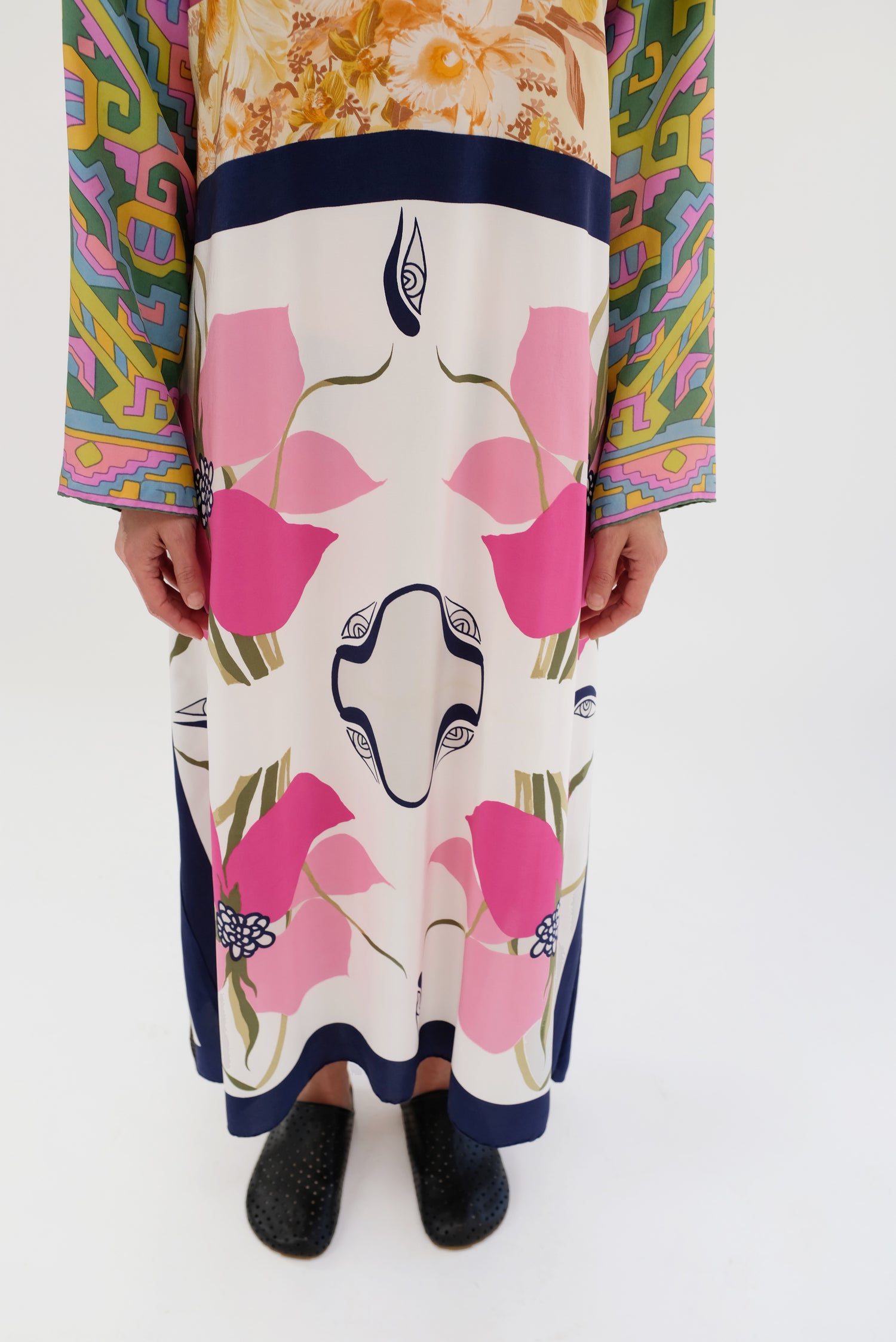 Bettina Bakdal Ruffled Collar Dress