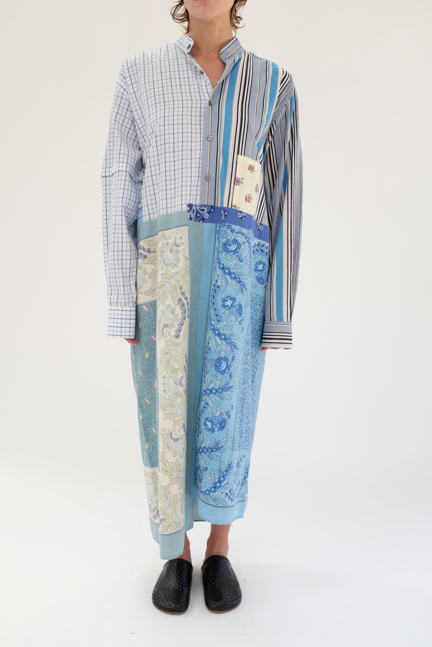 Bettina Bakdal Cotton Provence Shirt Dress
