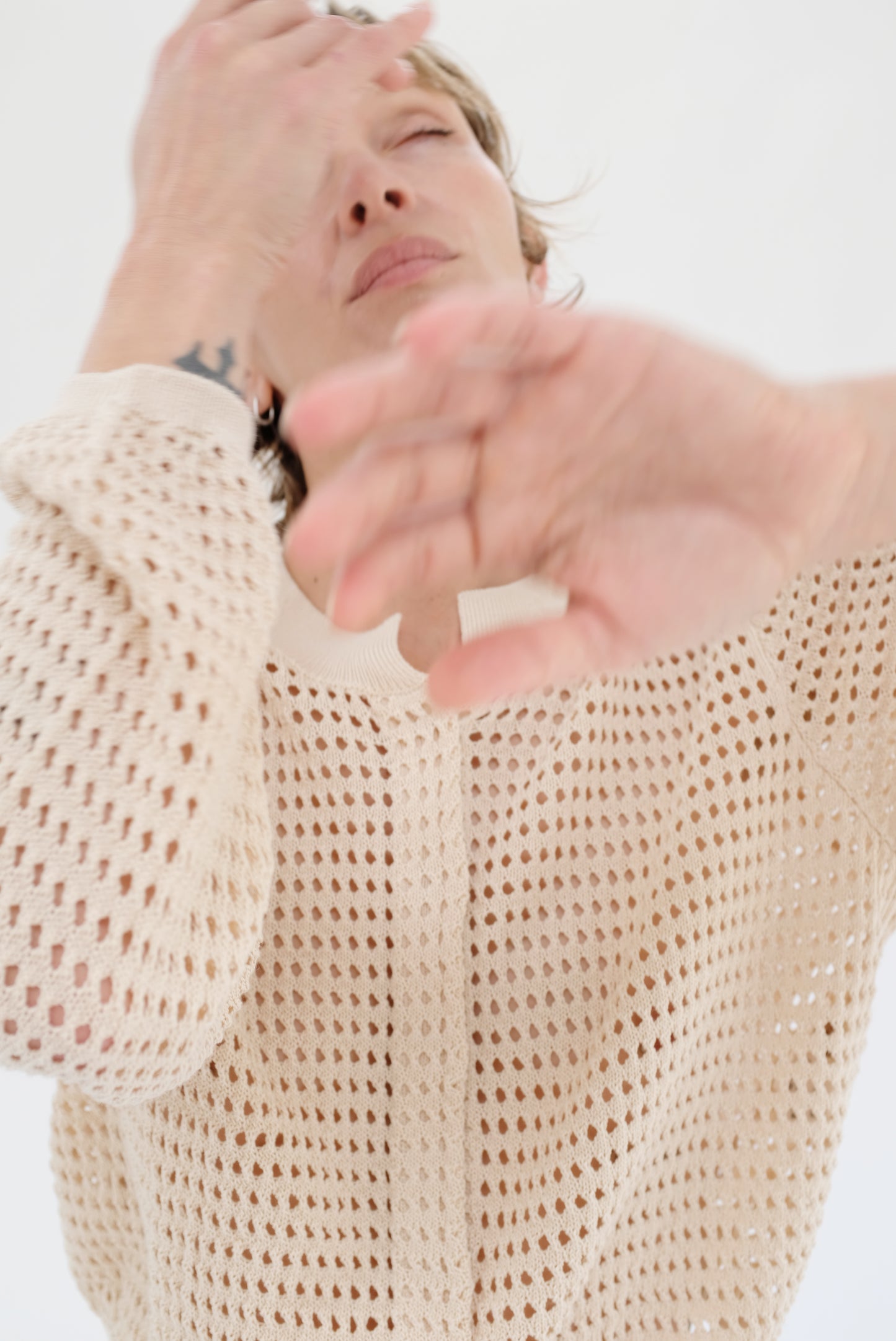 Beklina Fallegur Cardigan Natural