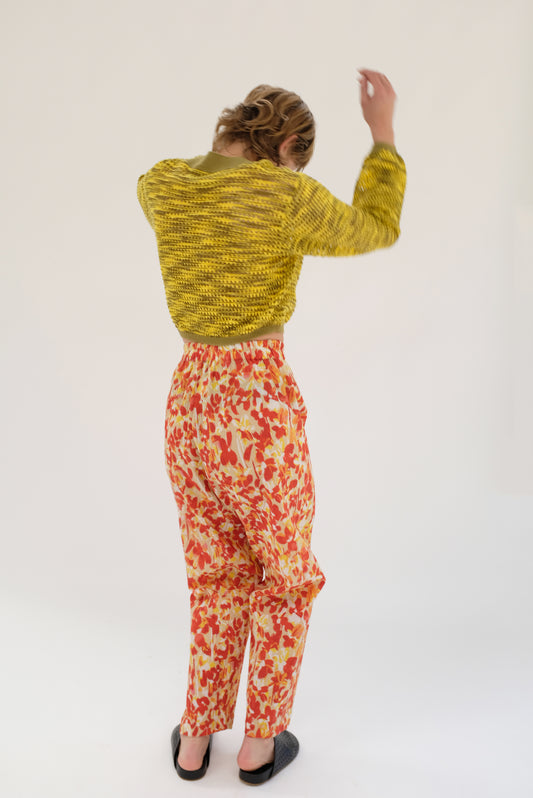 Beklina Basic Pant Coral Floral