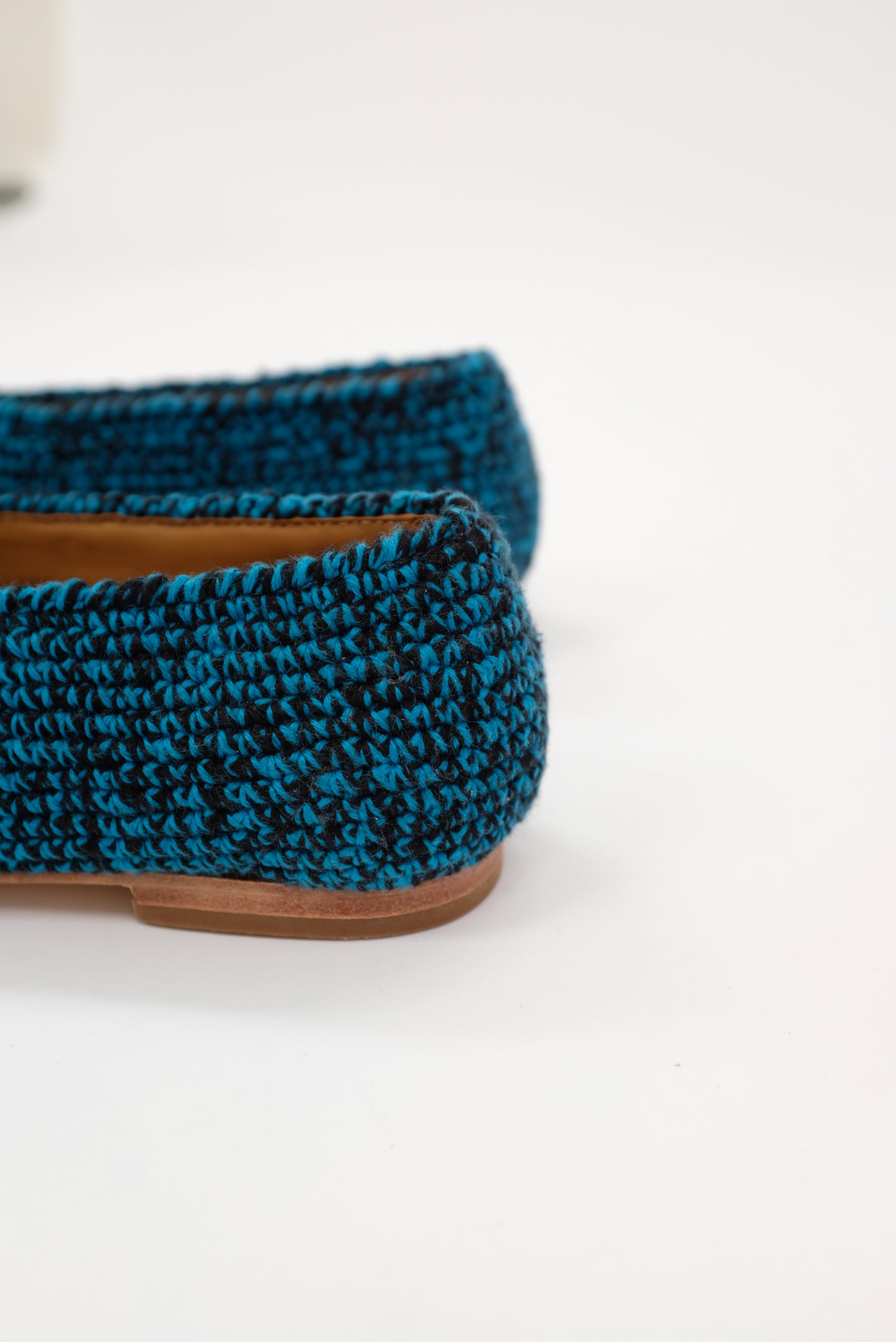 Beklina Crochet Ballet Flats Cypress/Black