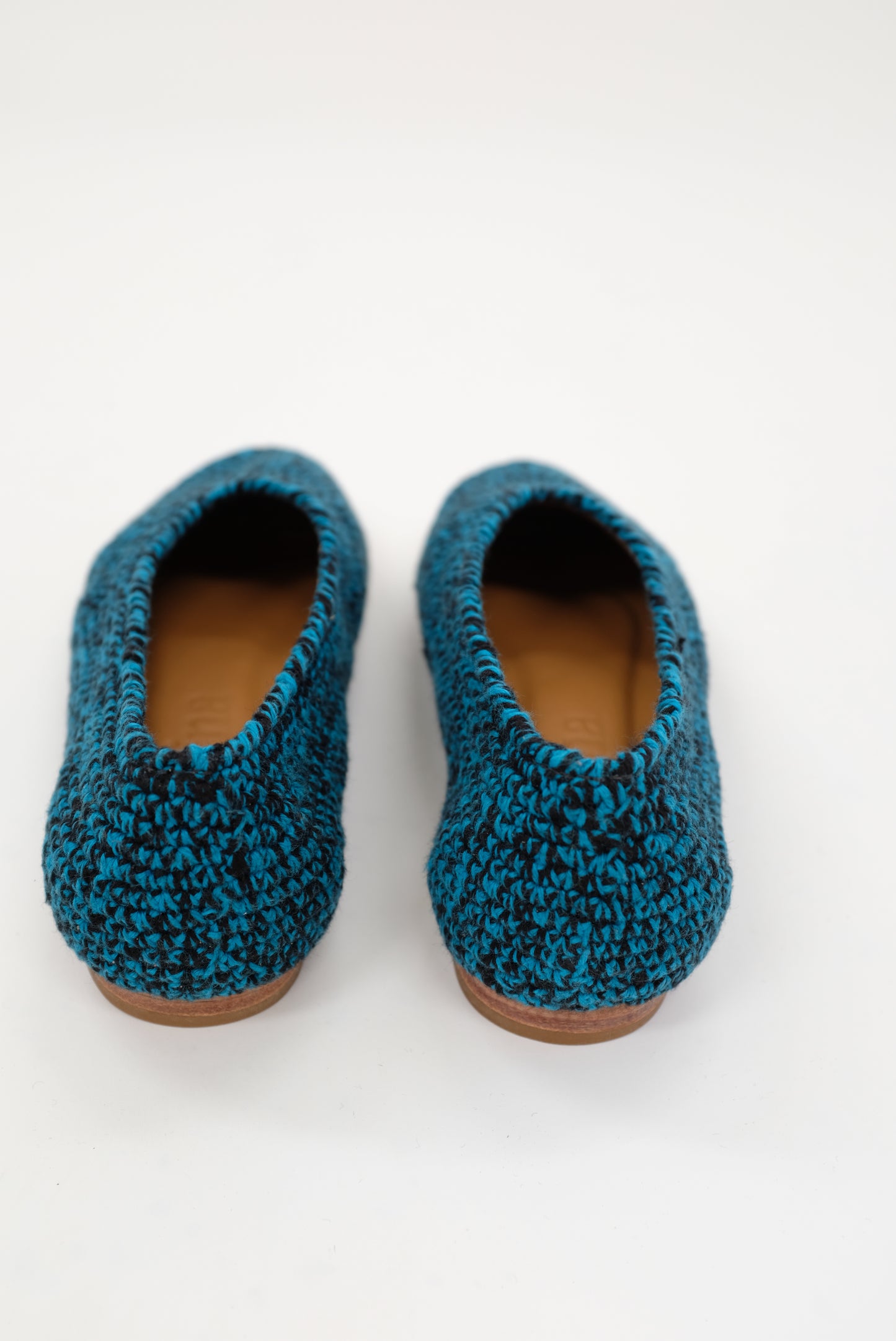 Beklina Crochet Ballet Flats Cypress/Black
