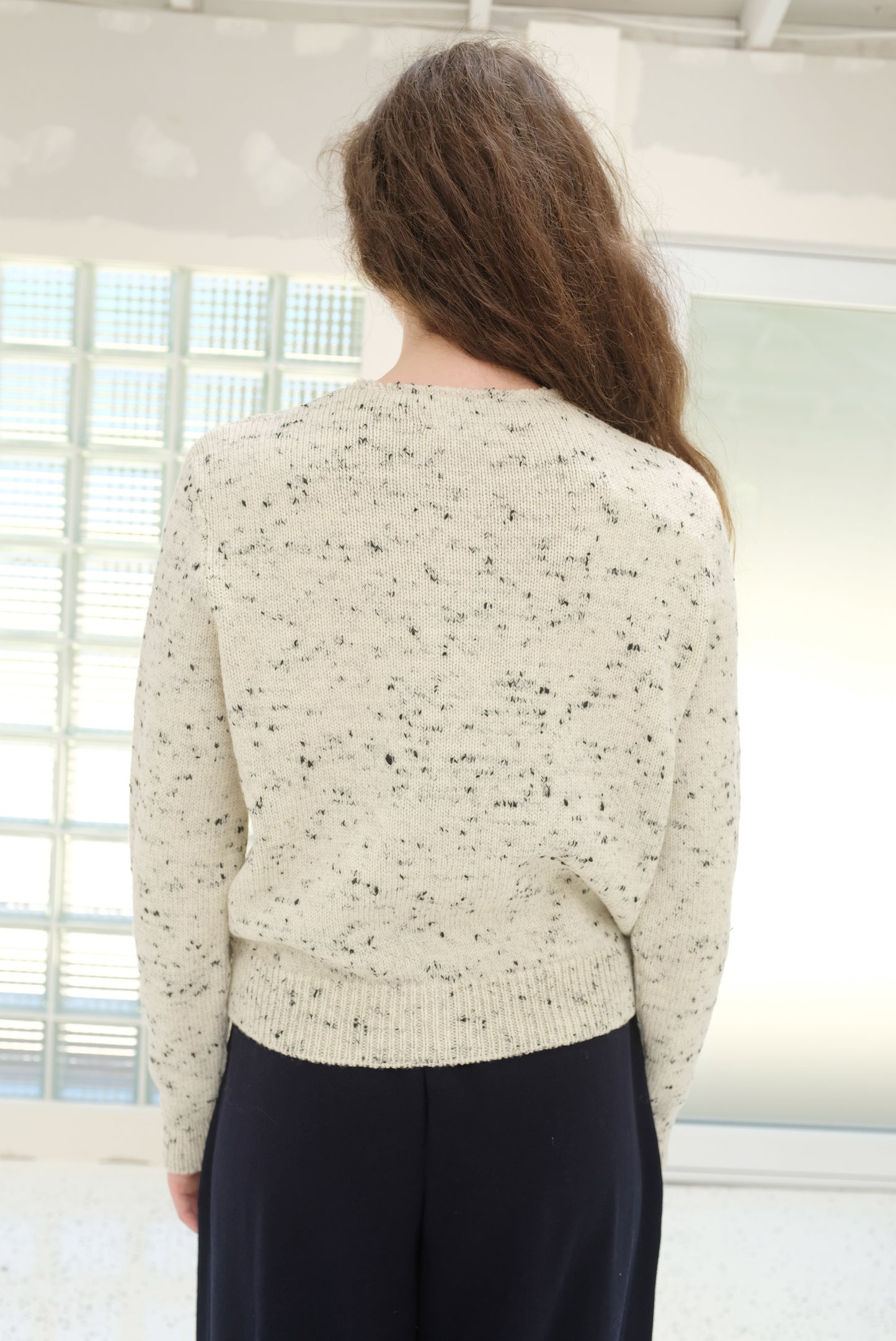 Cordera Merino Wool Flecked Cardigan