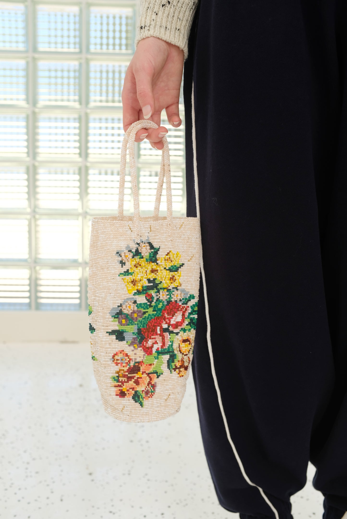 Cordera Beaded Bag Narcisco