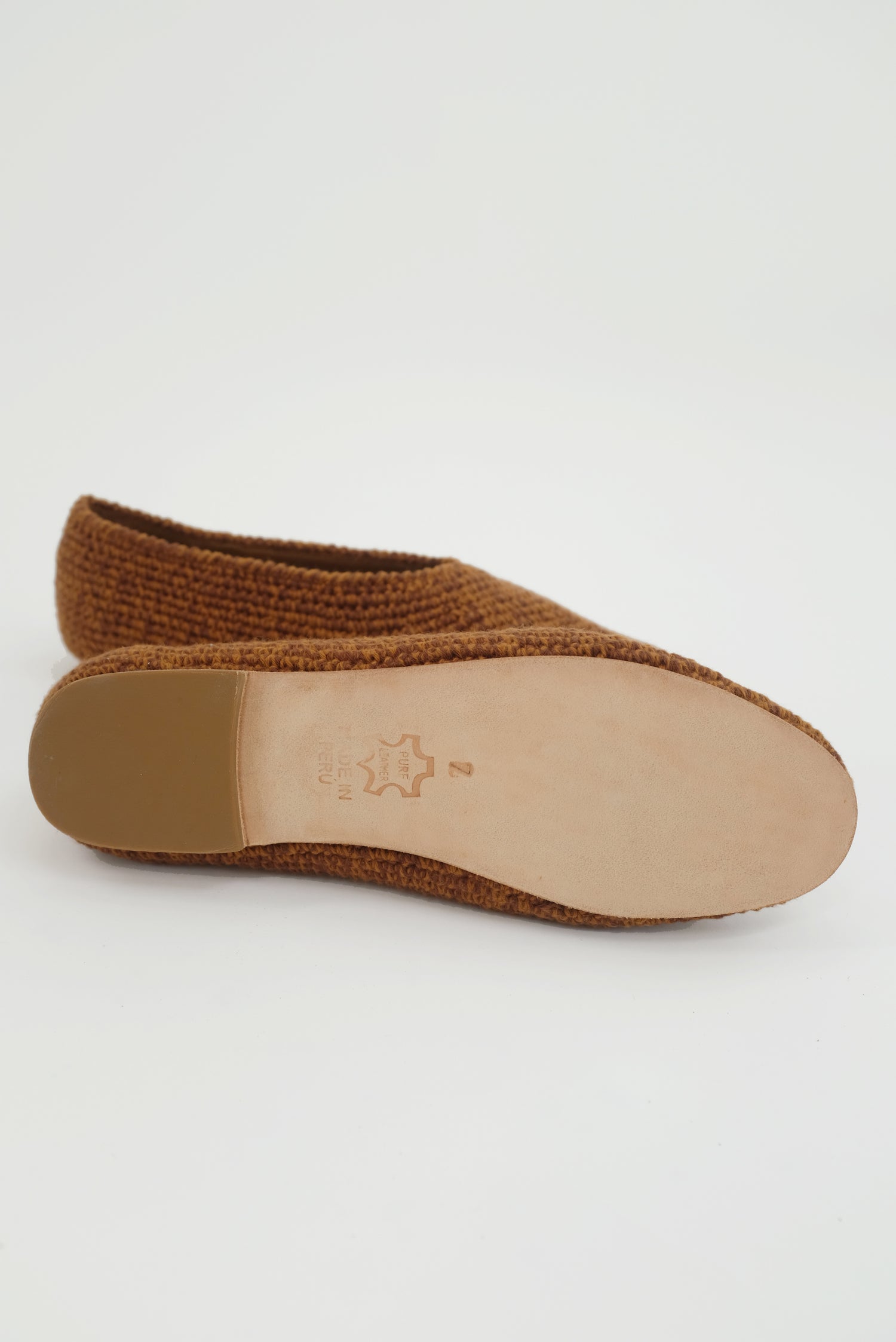 Beklina Crochet Ballet Flats Tiger's Eye