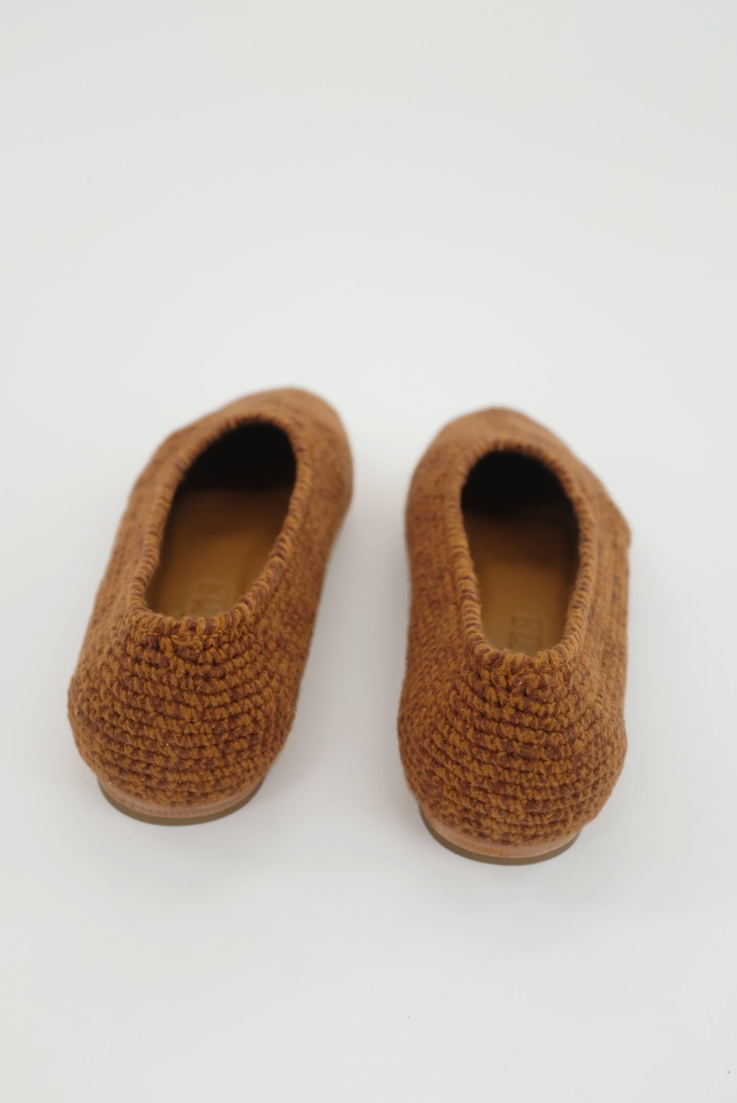 Beklina Crochet Ballet Flats Tiger's Eye