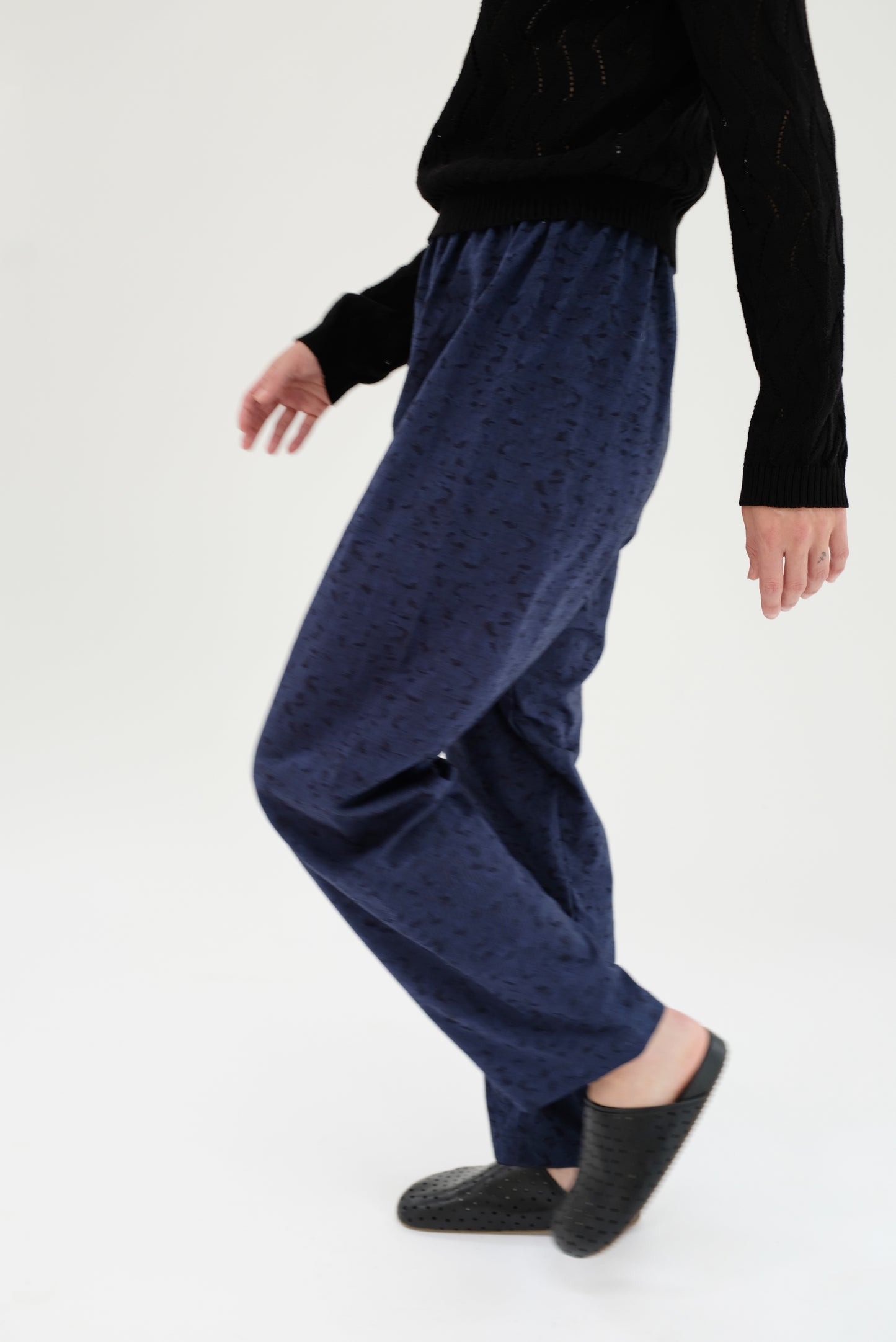 Beklina Basic Pant Chambray Dark