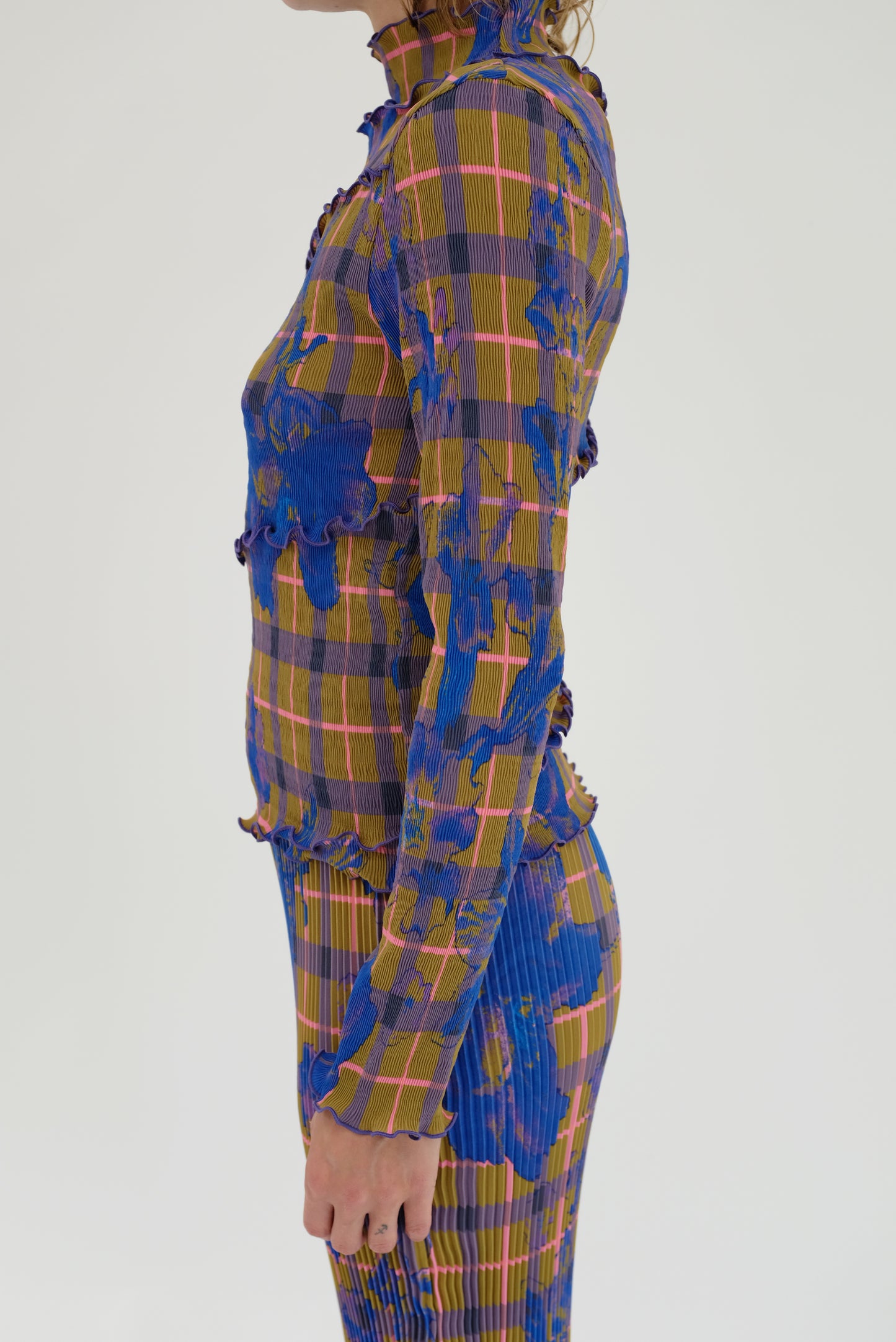 Julia Heuer Karl Smock Pleated Top Malik
