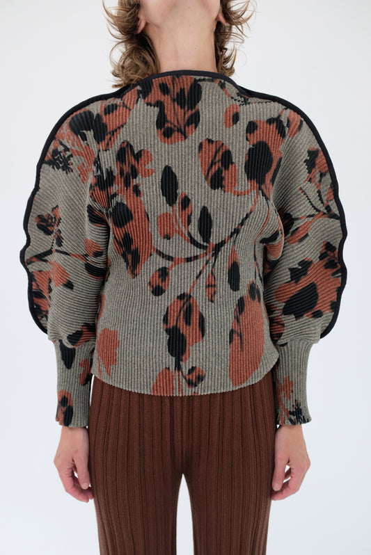 Julia Heuer Radok Pleated Knit Pullover Ingrid