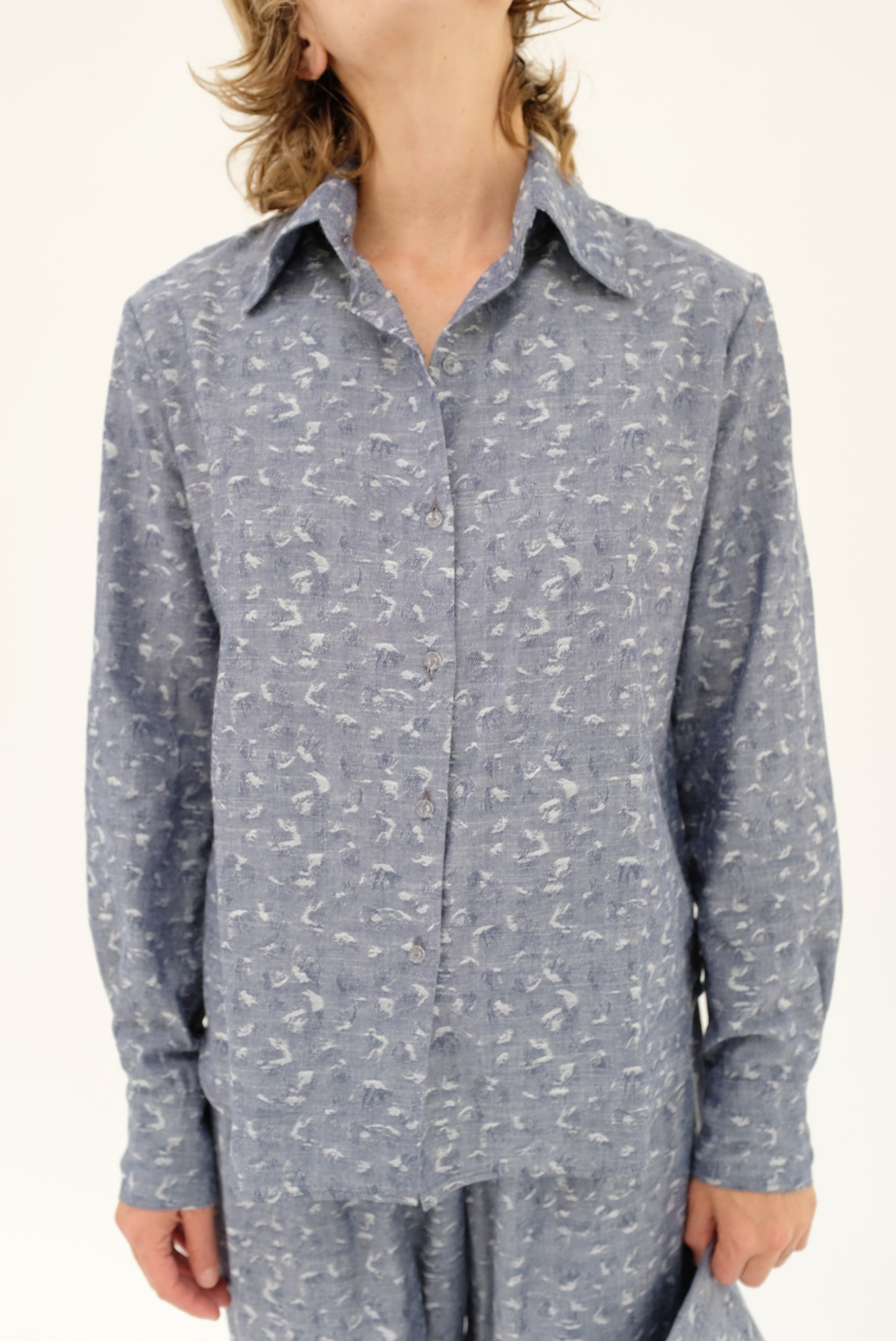 Beklina Button Up Shirt Chambray