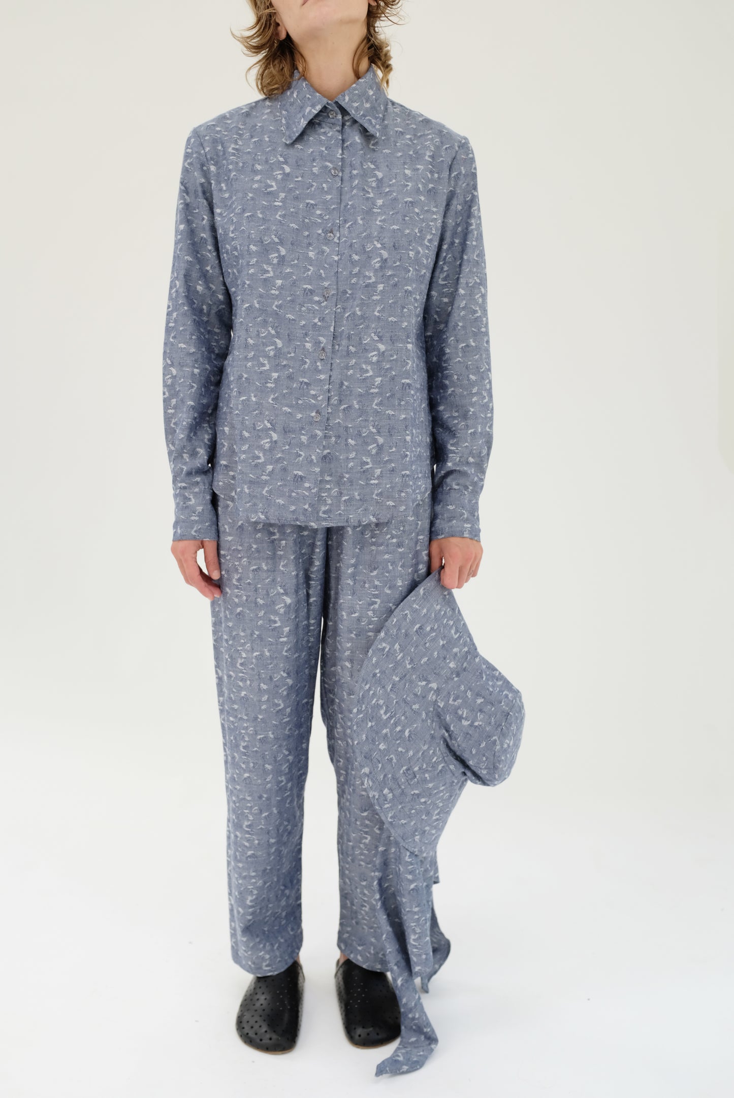 Beklina Button Up Shirt Chambray