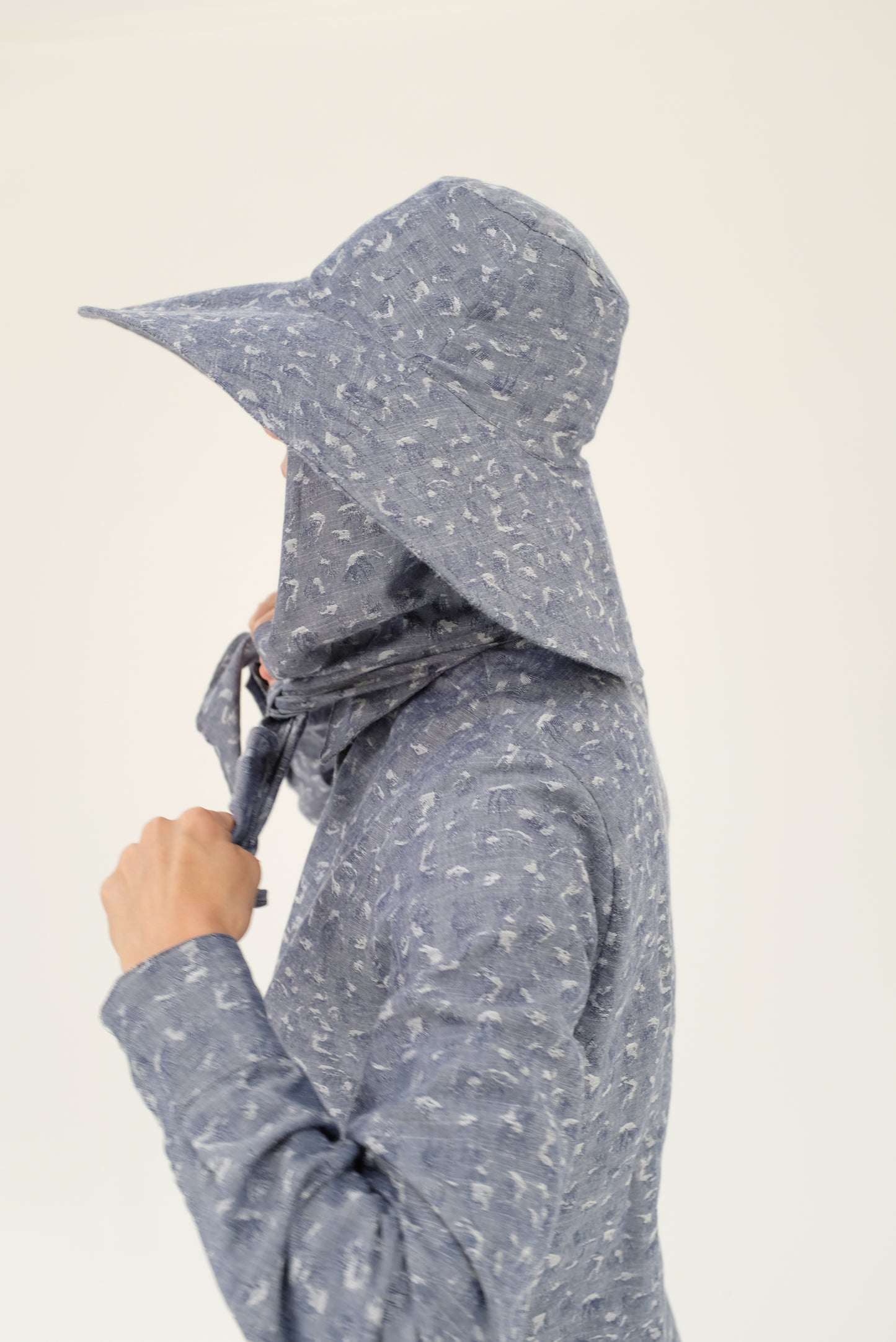 Beklina Scarf Hat Chambray