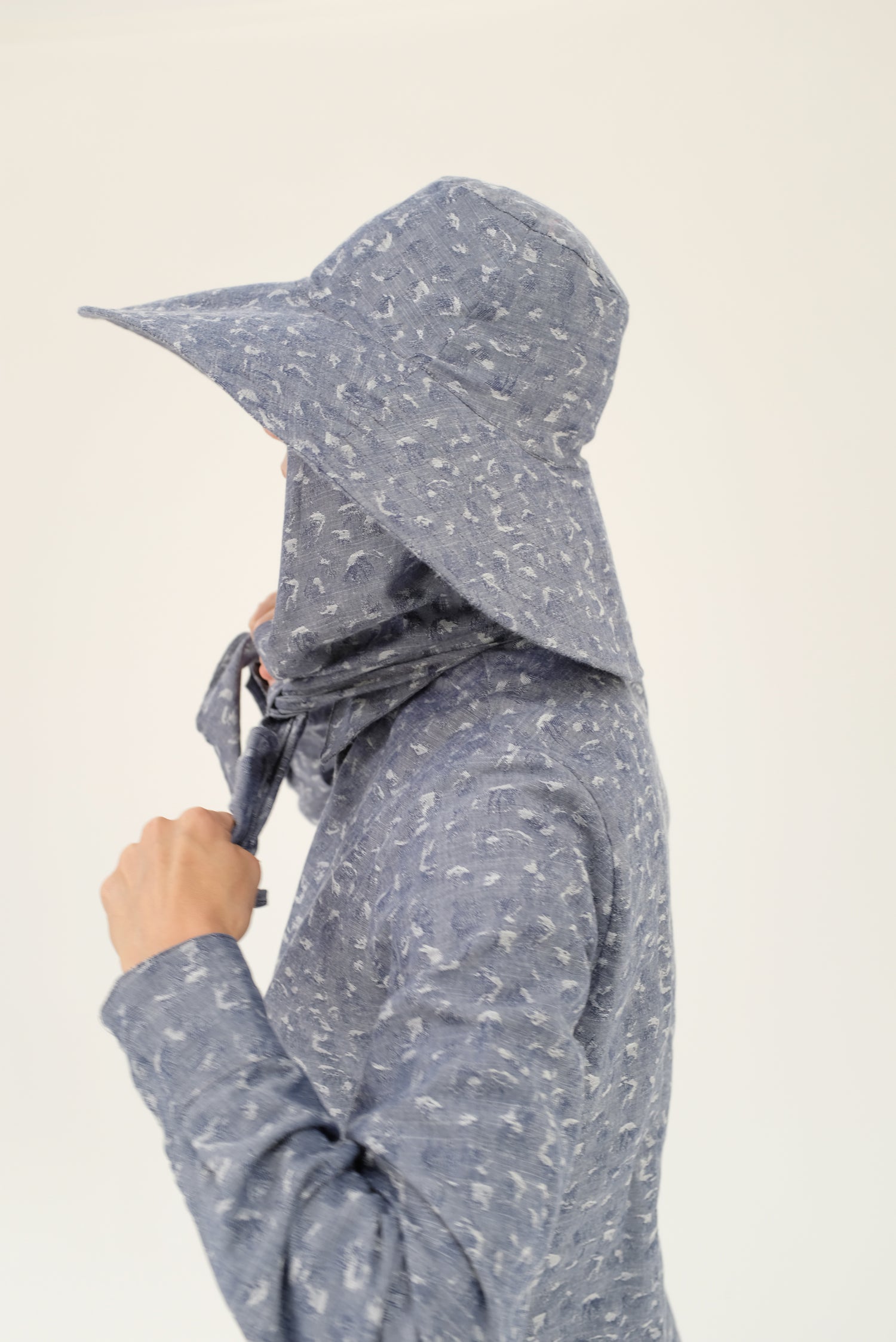 Beklina Scarf Hat Chambray