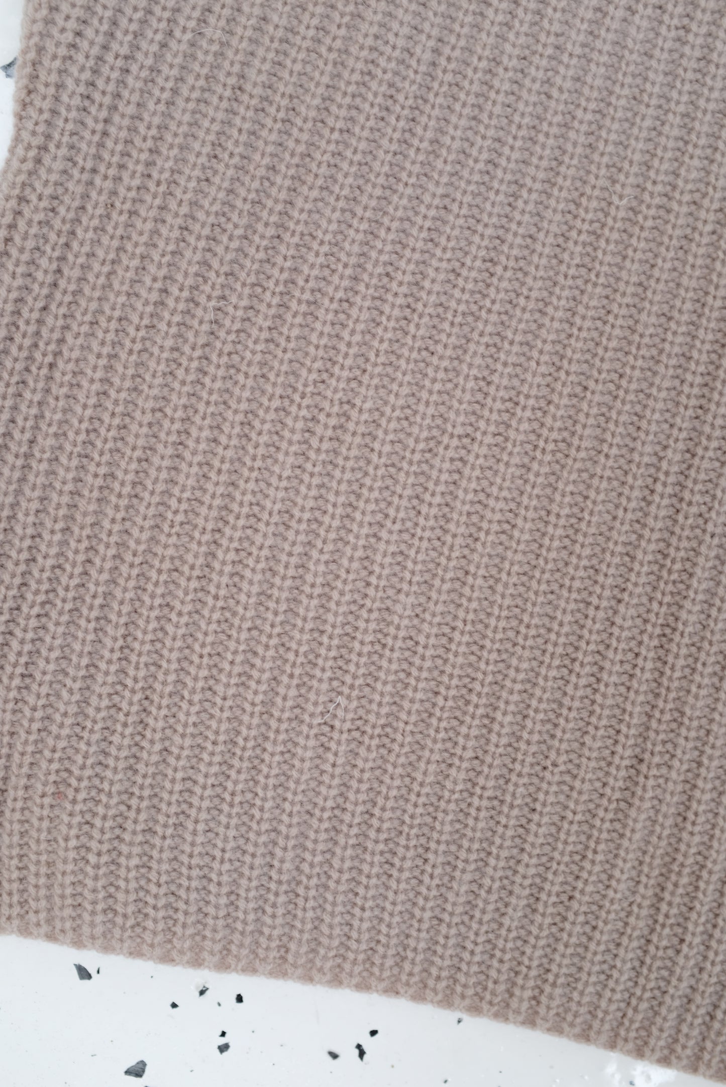 Beklina Cashmere Rib Shell Taupe / SAMPLE