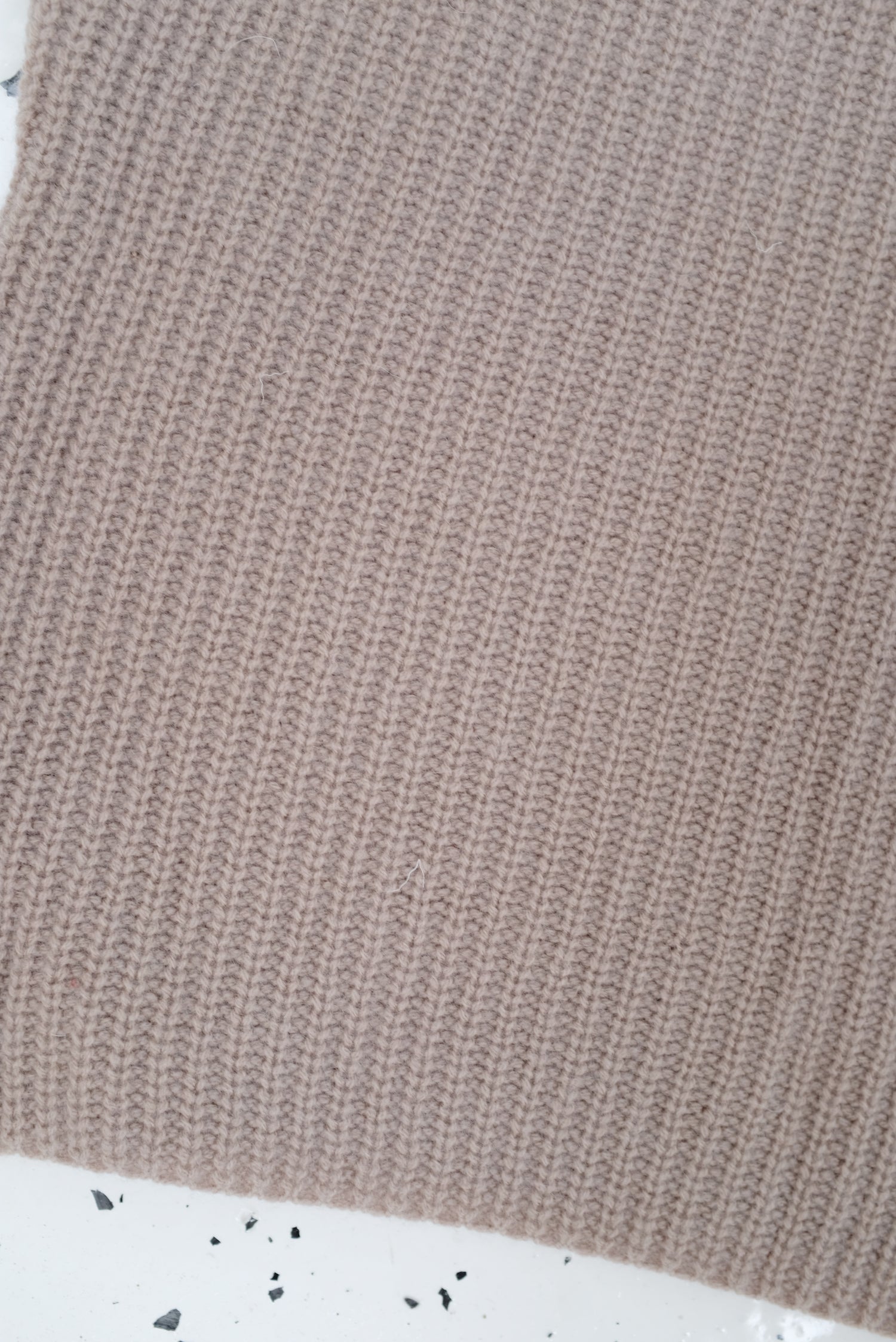 Beklina Cashmere Rib Shell Taupe / SAMPLE