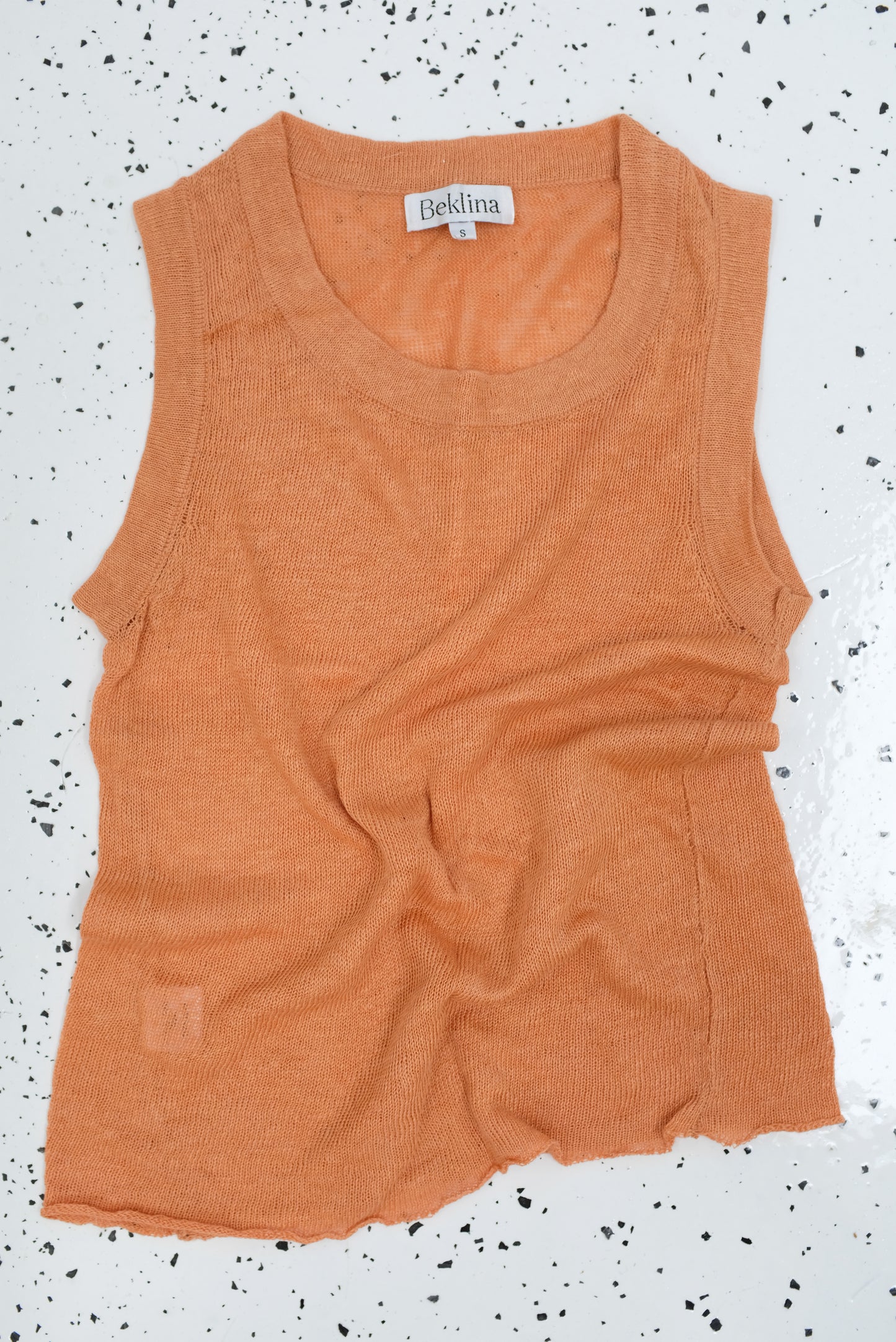Beklina Linen Tank Clay / SAMPLE